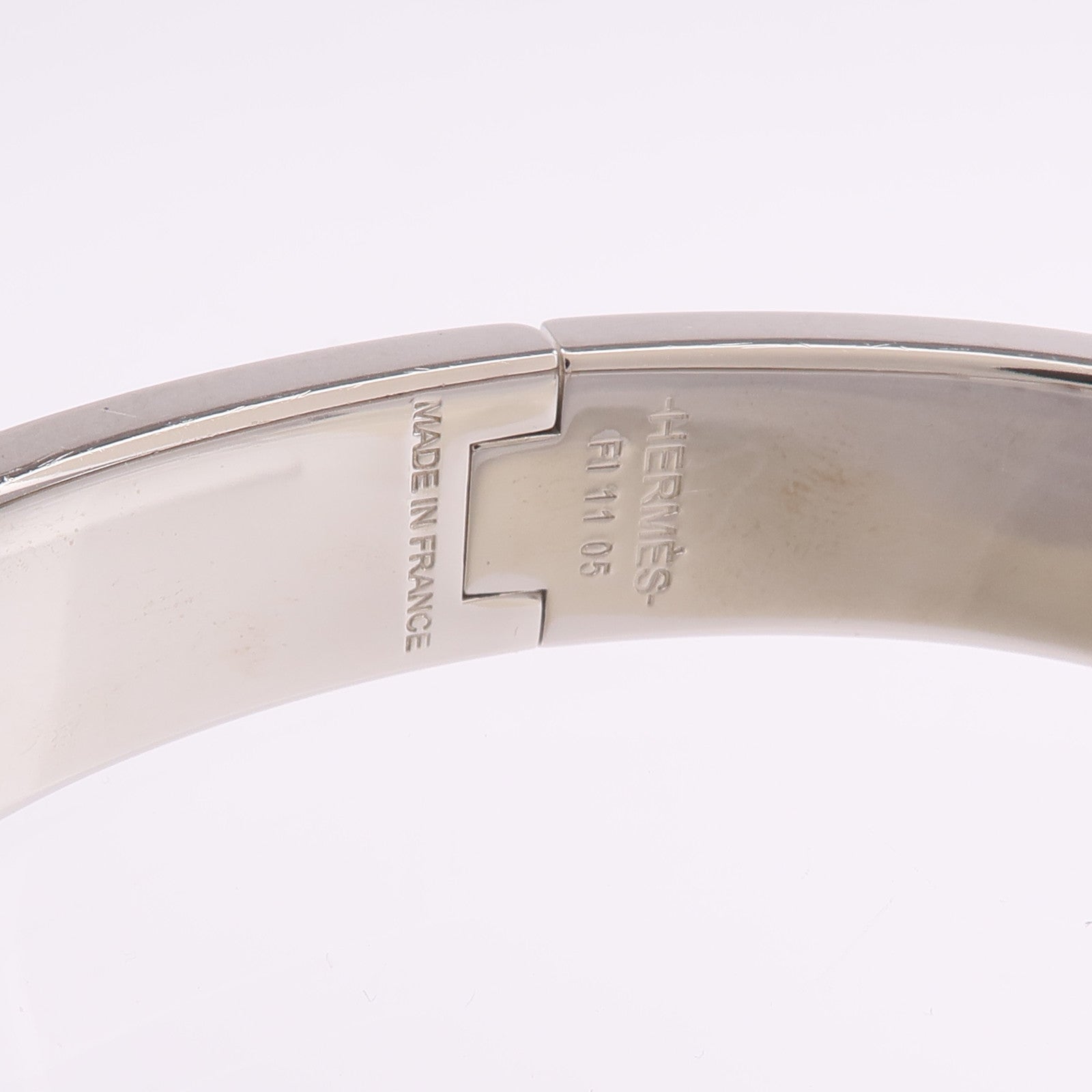 HERMES 金屬/琺瑯Clic H Bracelet手鐲