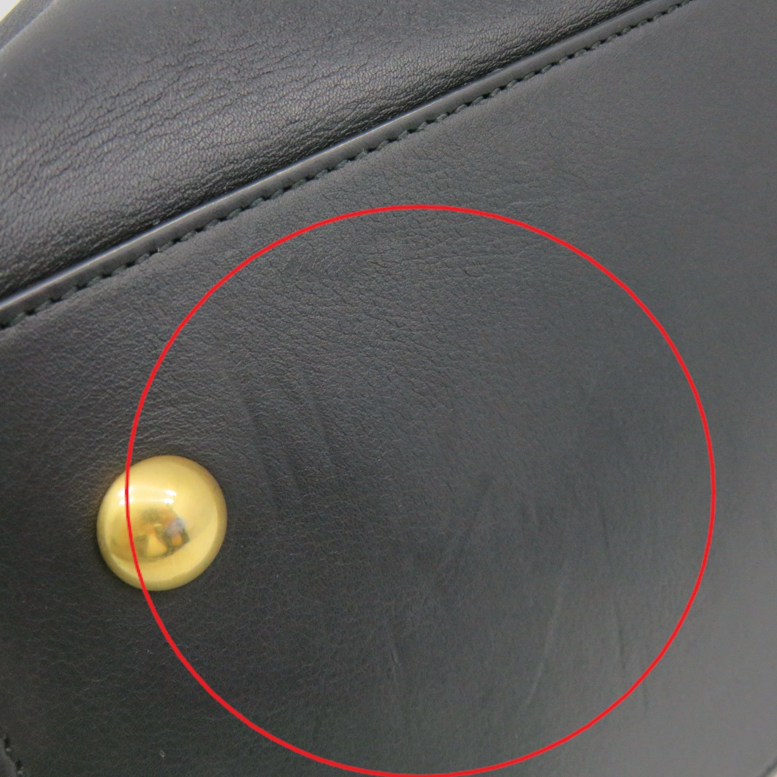 YVES SAINT LAURENT 牛皮皮革2 Way Shoulder Bag手挽肩背两用袋黑色