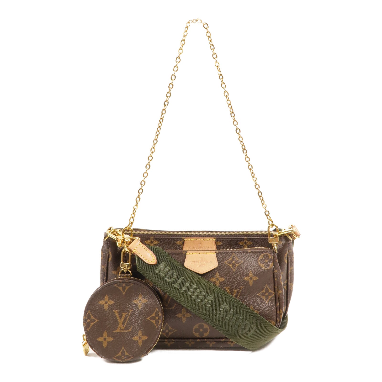 LOUIS VUITTON Monogram Multi Pochette Accessoires金扣肩背袋