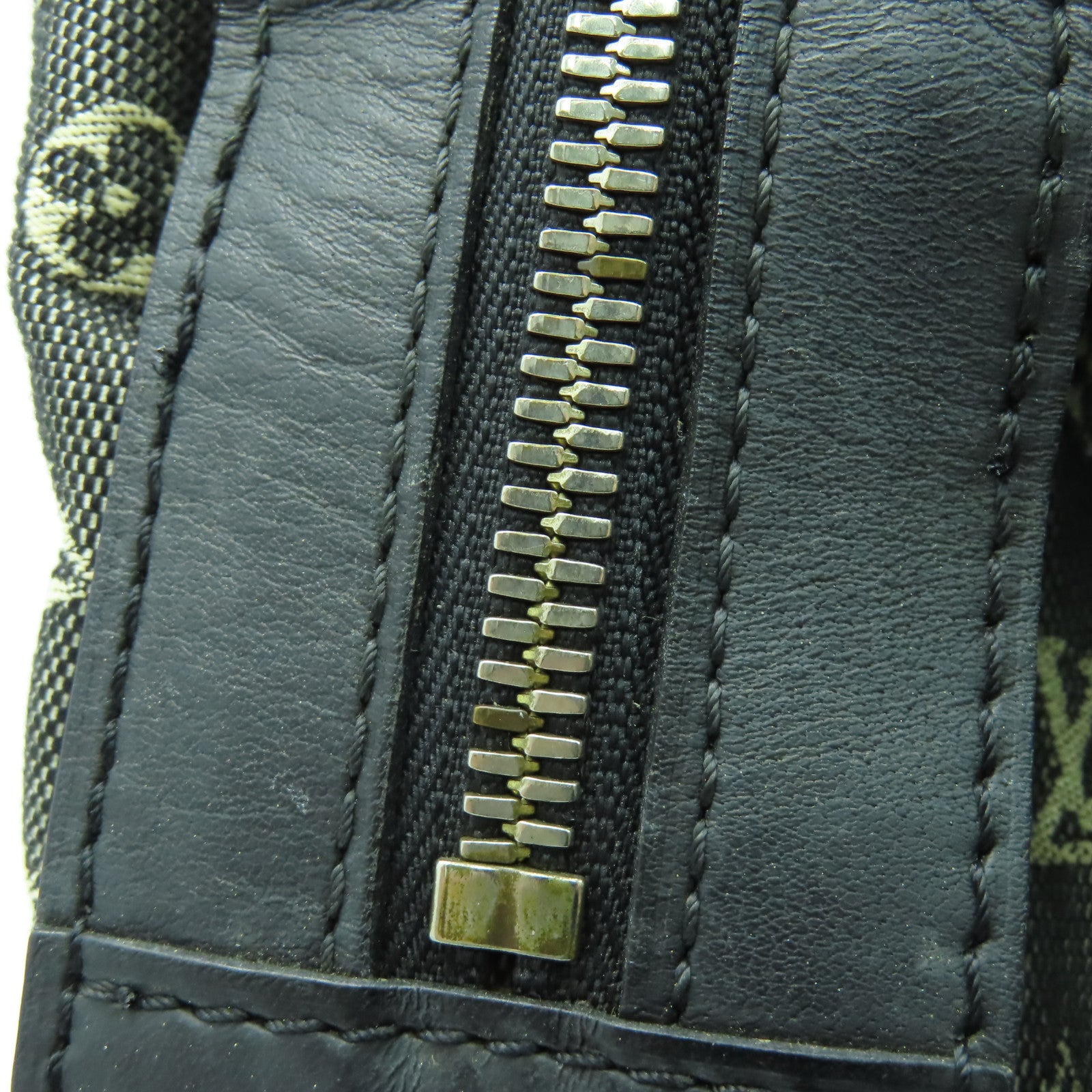 LOUIS VUITTON Monogram Mini Josephine PM金扣肩背袋黑色/米色