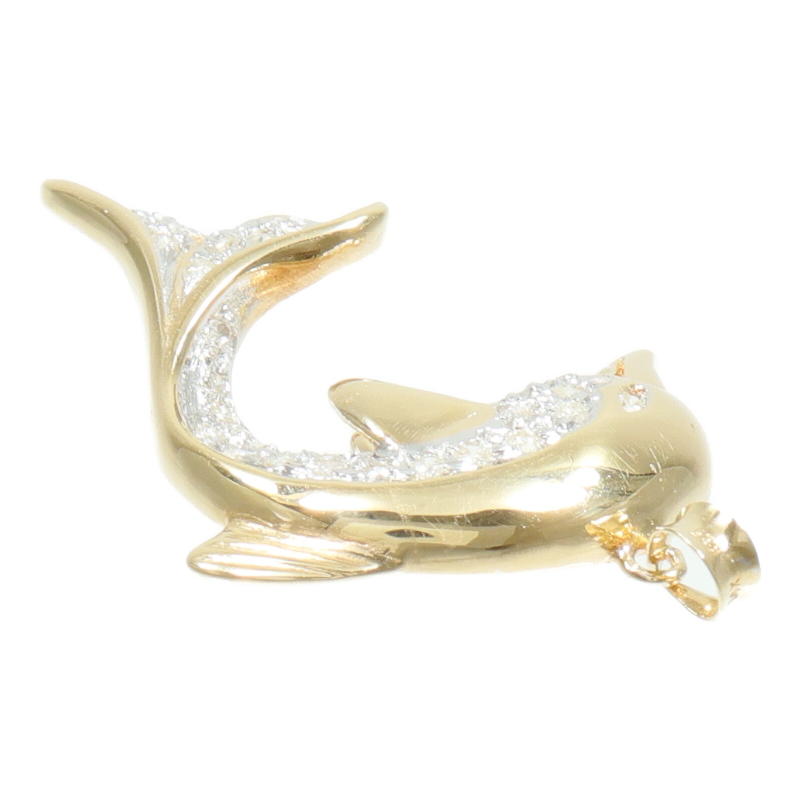 JEWELRY 14K黃金Diamond Pendant鑽石吊墜