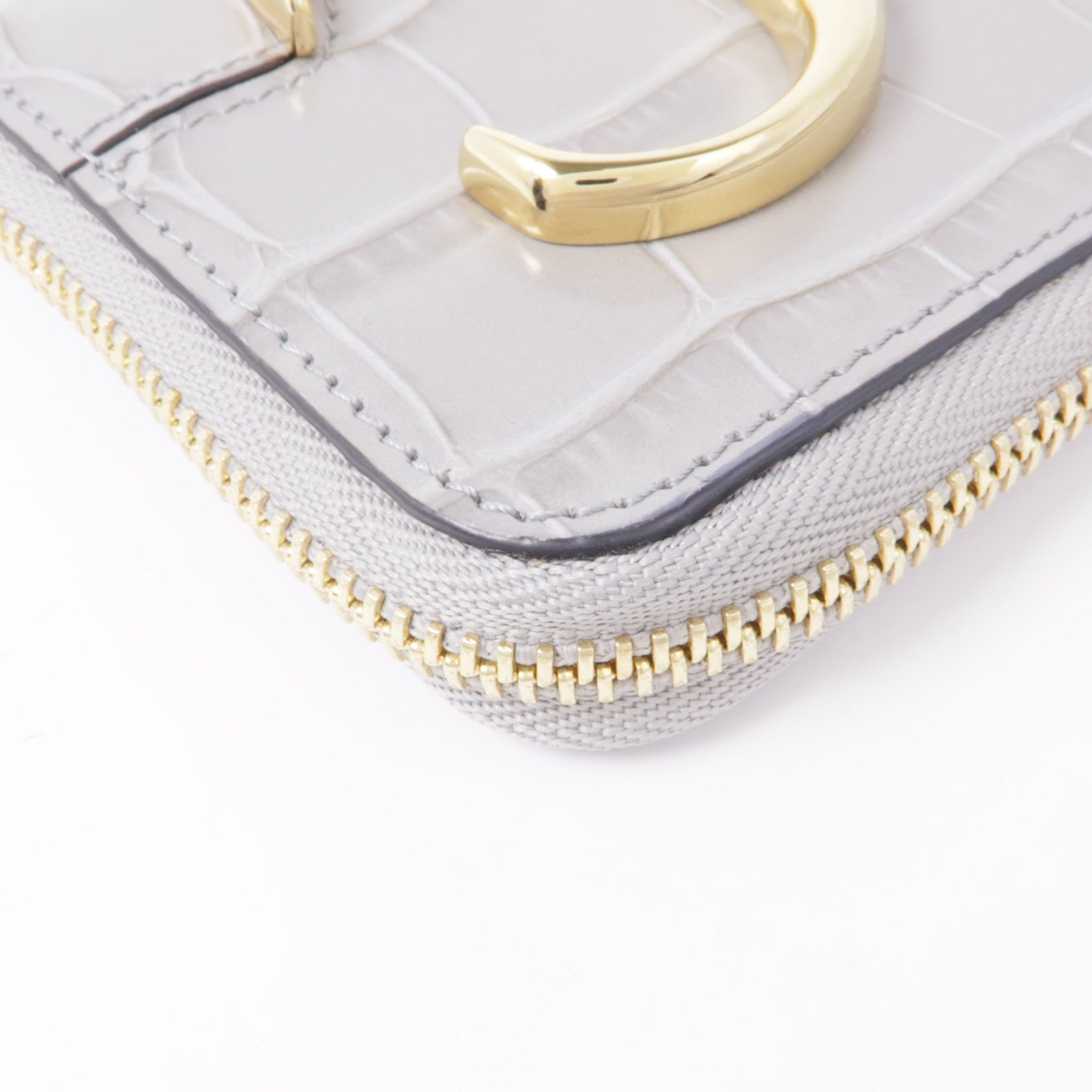 Chloe 牛皮皮革Card Case金扣卡片套
