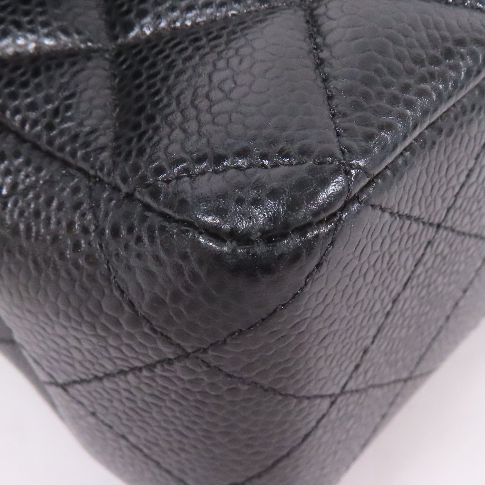 CHANEL 【激減優惠】牛皮皮革Classic 25銀扣鏈帶肩背袋