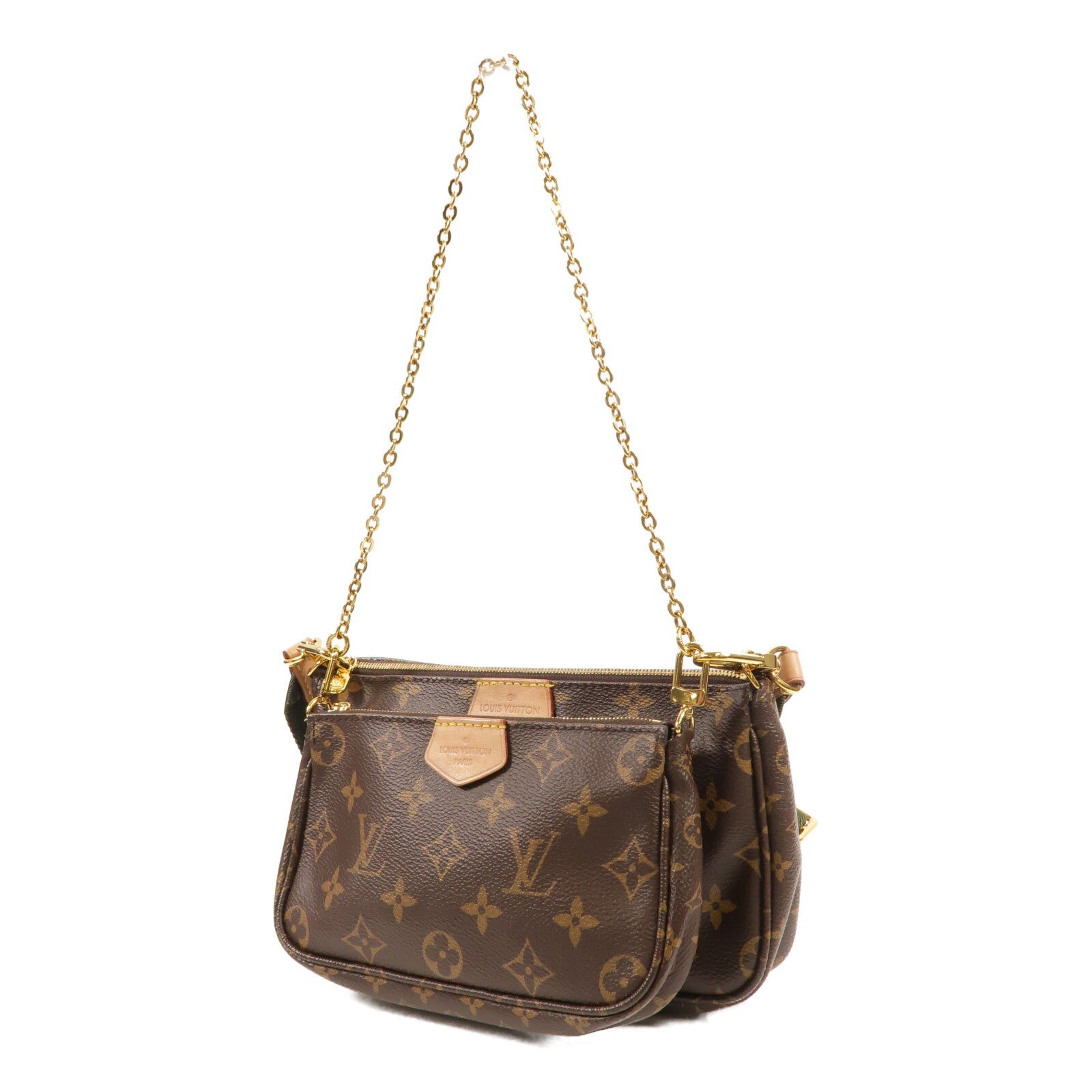 LOUIS VUITTON Monogram Multi Pochette Accessoires金扣肩背袋