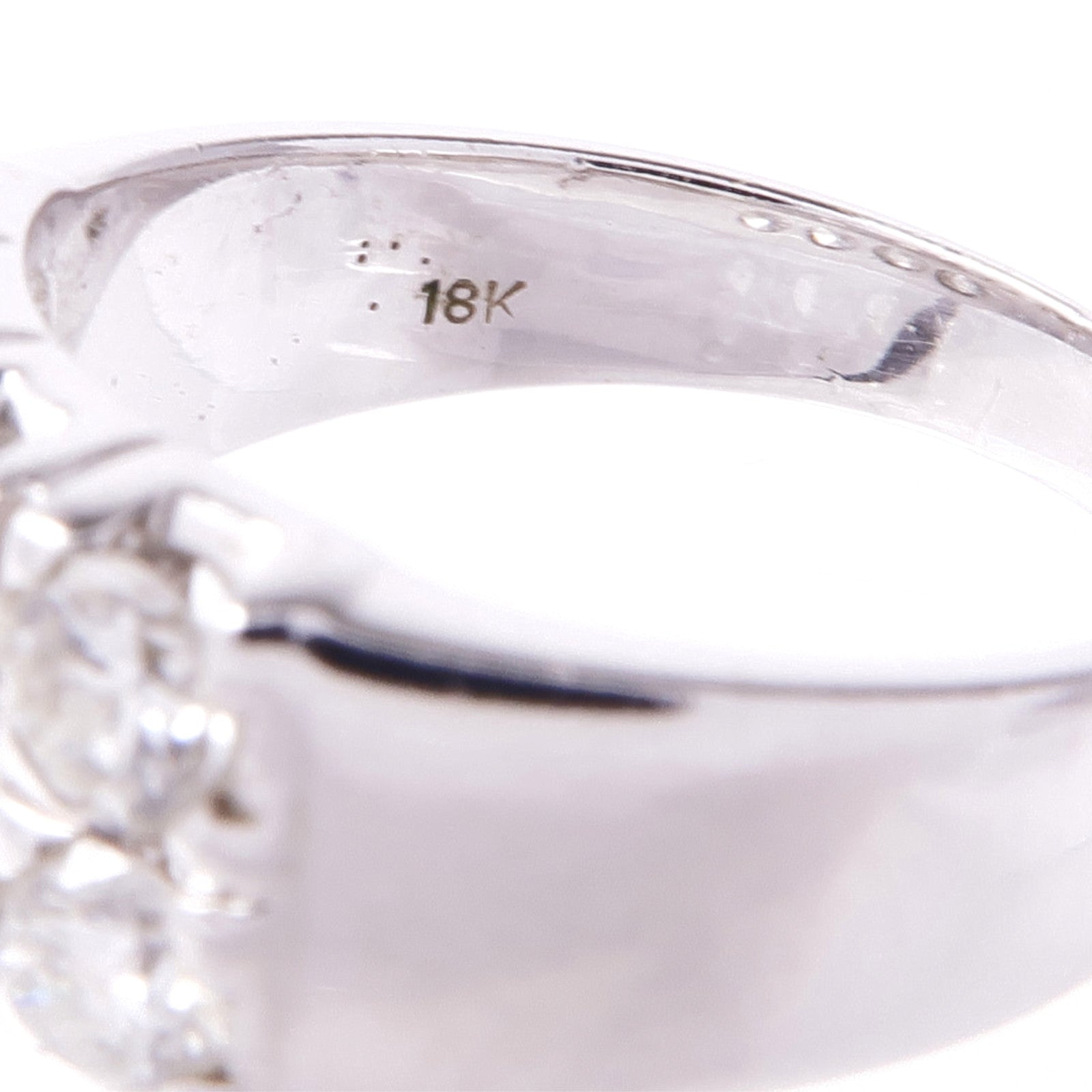 JEWELRY 18K白金Diamond Ring鑽石戒指US#4.75