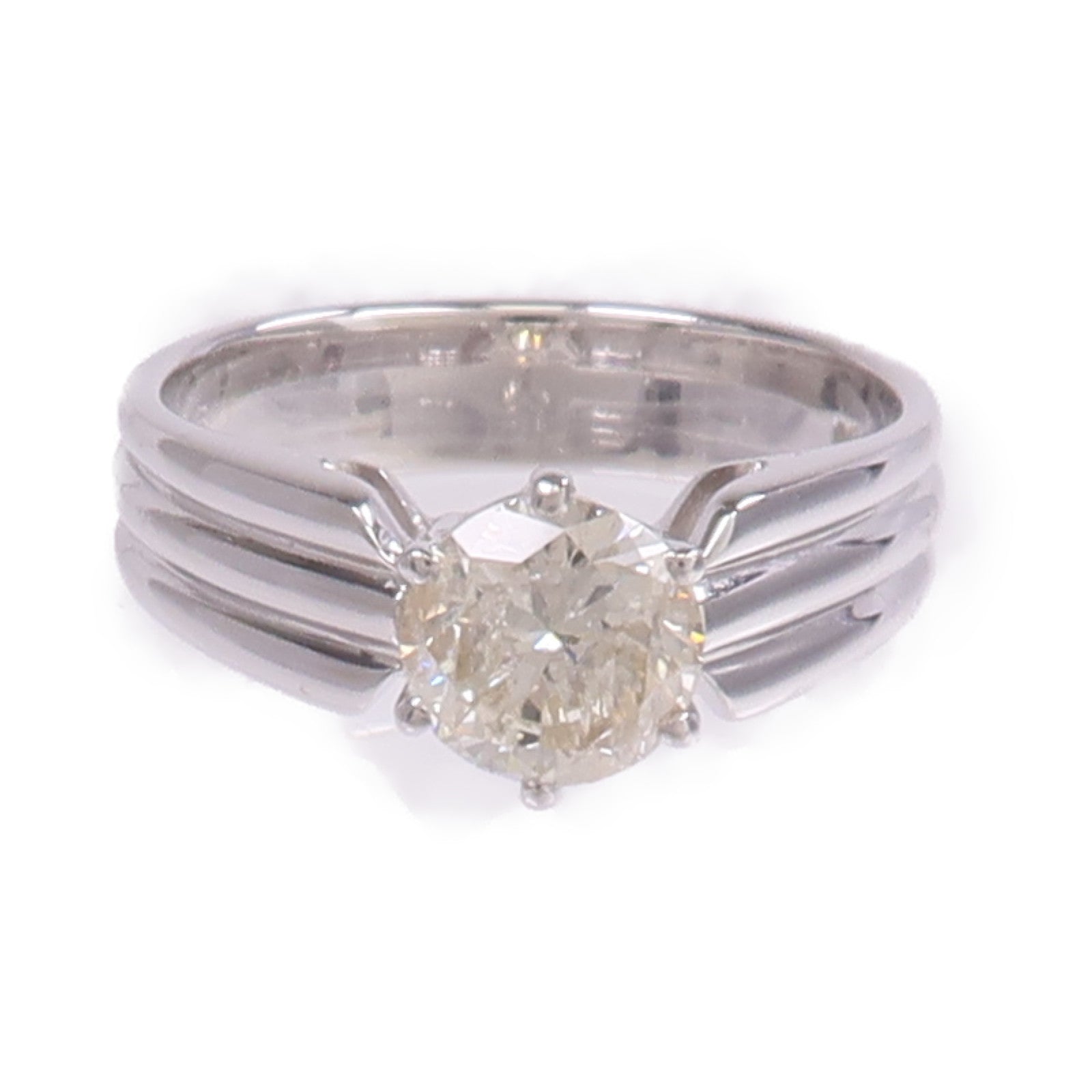 JEWELRY 【激減優惠】18K白金Diamond Ring鑽石戒指US#5.5