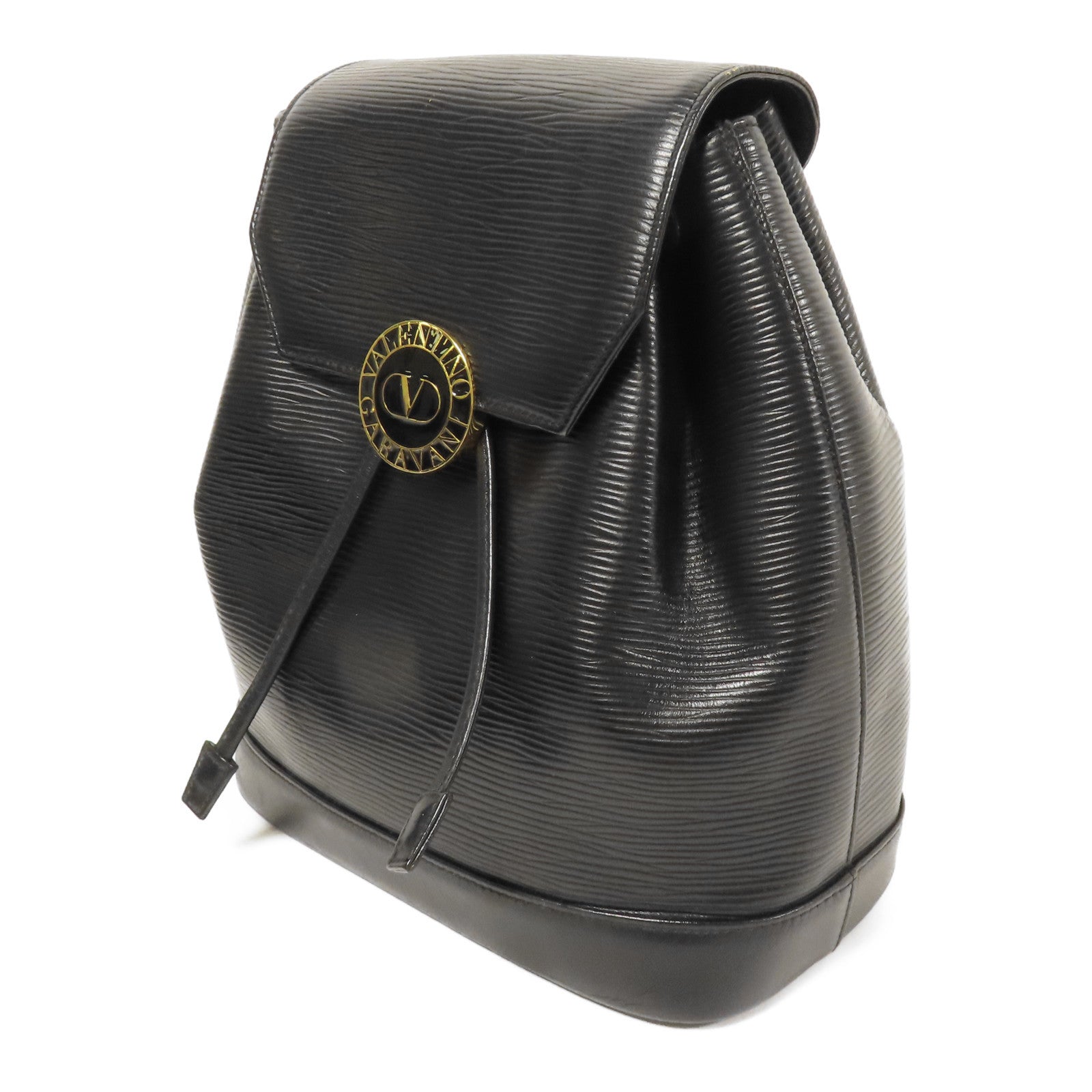 Valentino 牛皮皮革Vintage Backpack金扣背包