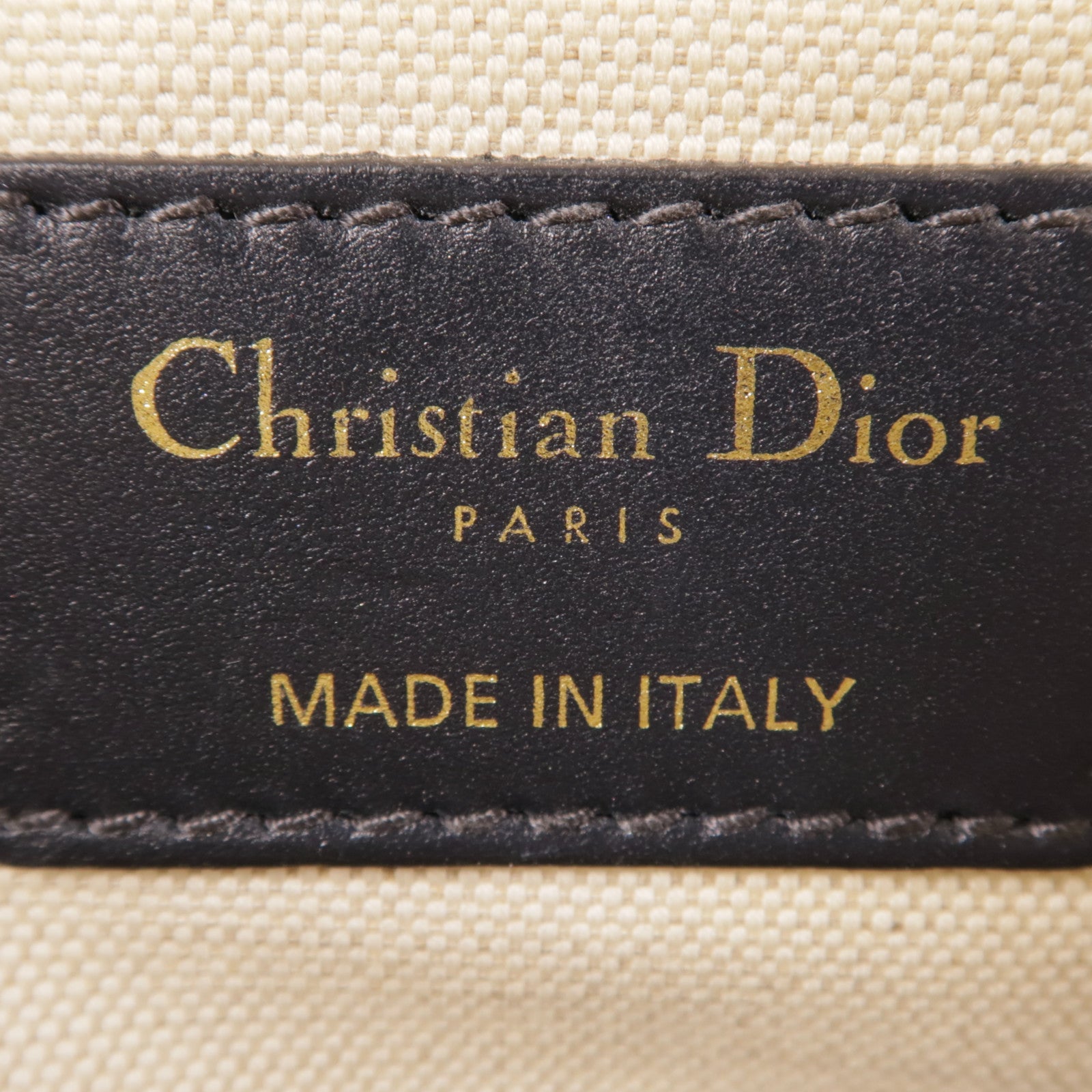 Dior 帆布Dior Addict金扣鏈帶肩背袋
