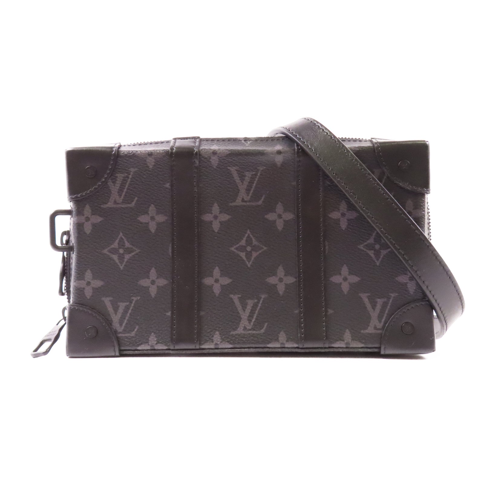 LOUIS VUITTON Monogram Eclipse Soft Trunk Wallet肩背袋