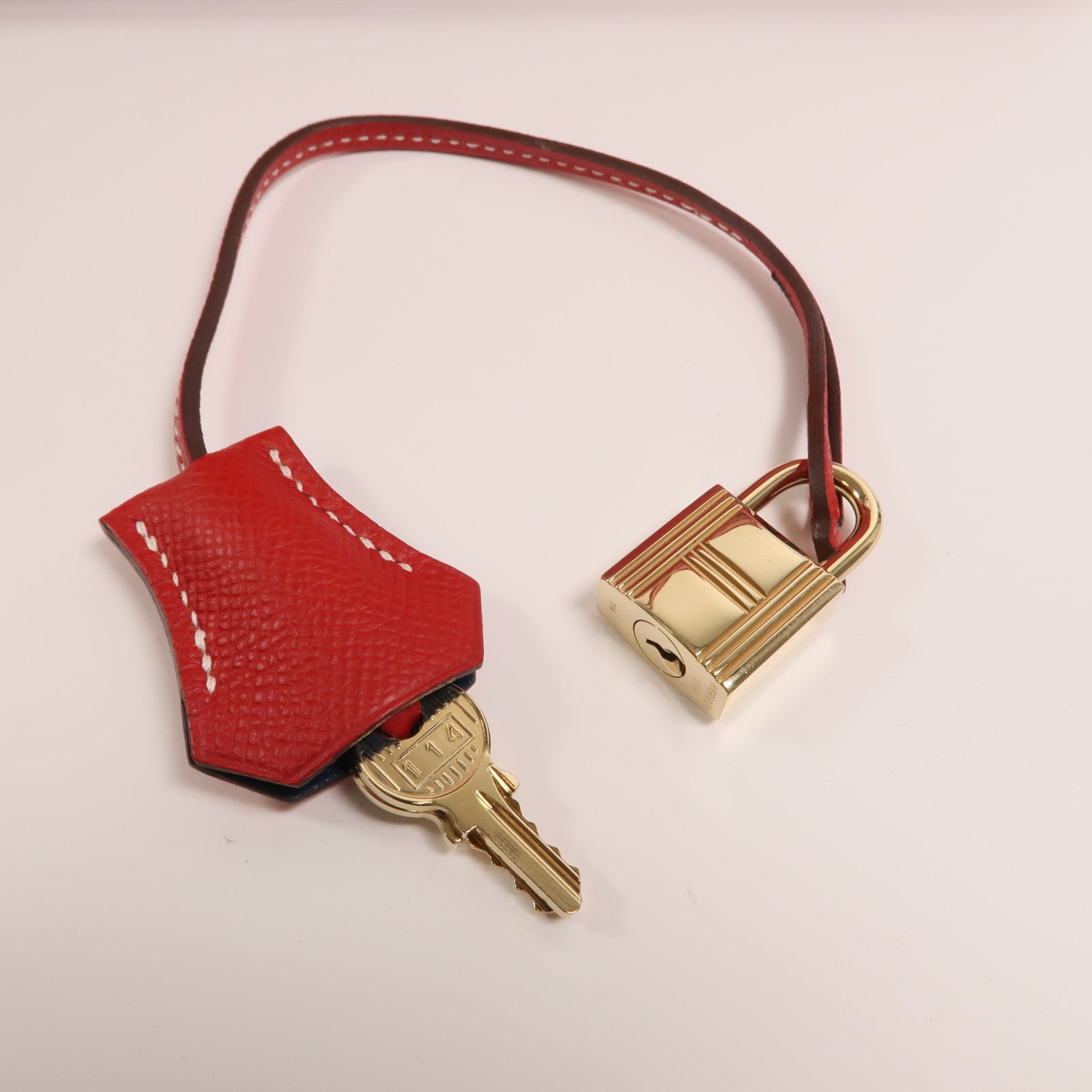 HERMES Epsom皮革Birkin 30手挽袋Rouge Casaque