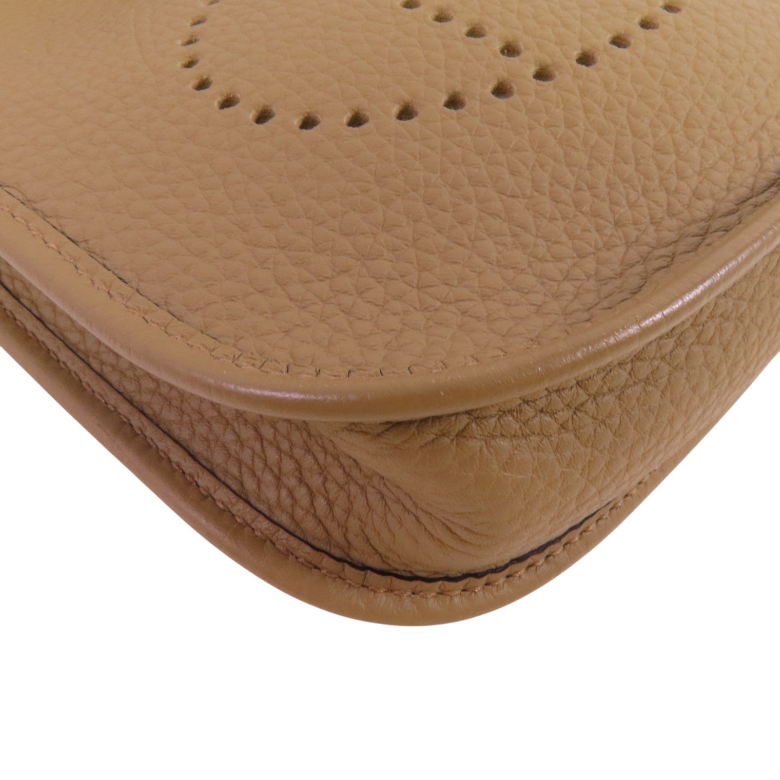HERMES Clemence皮革Evelyne TPM金扣肩背袋