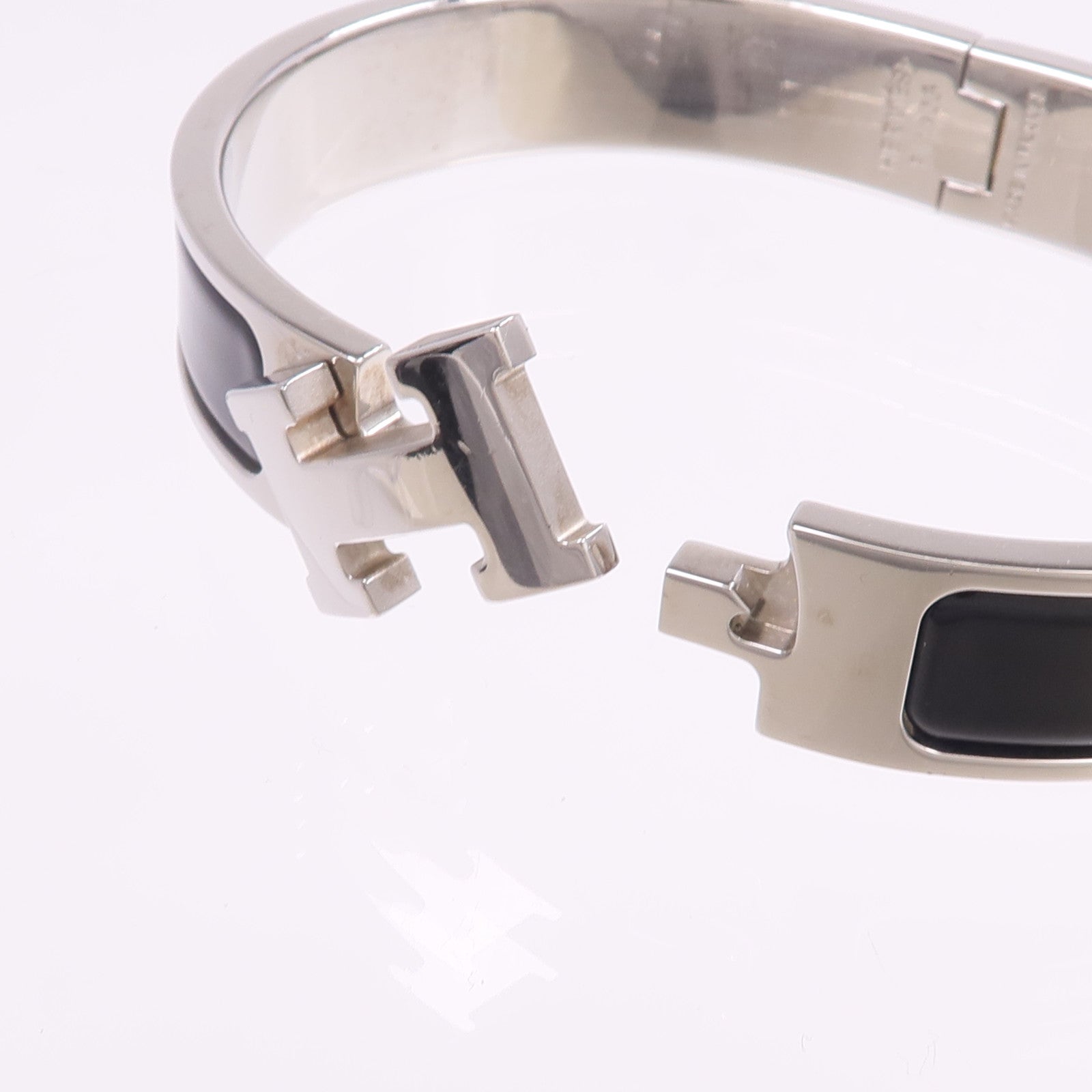 HERMES 金屬/琺瑯Clic H Bracelet手鐲