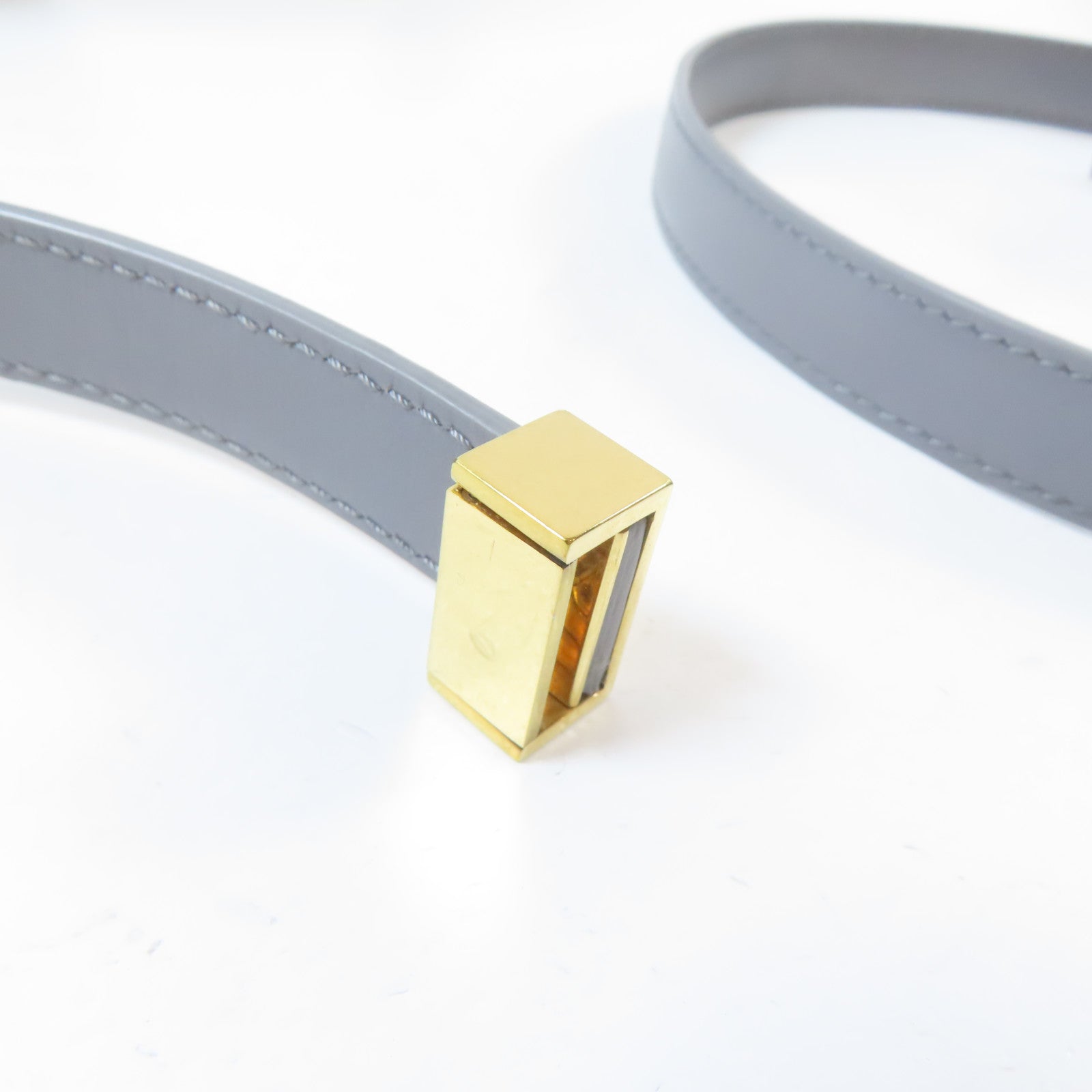 CELINE 牛皮皮革Teen Classic Box金扣肩背袋灰色