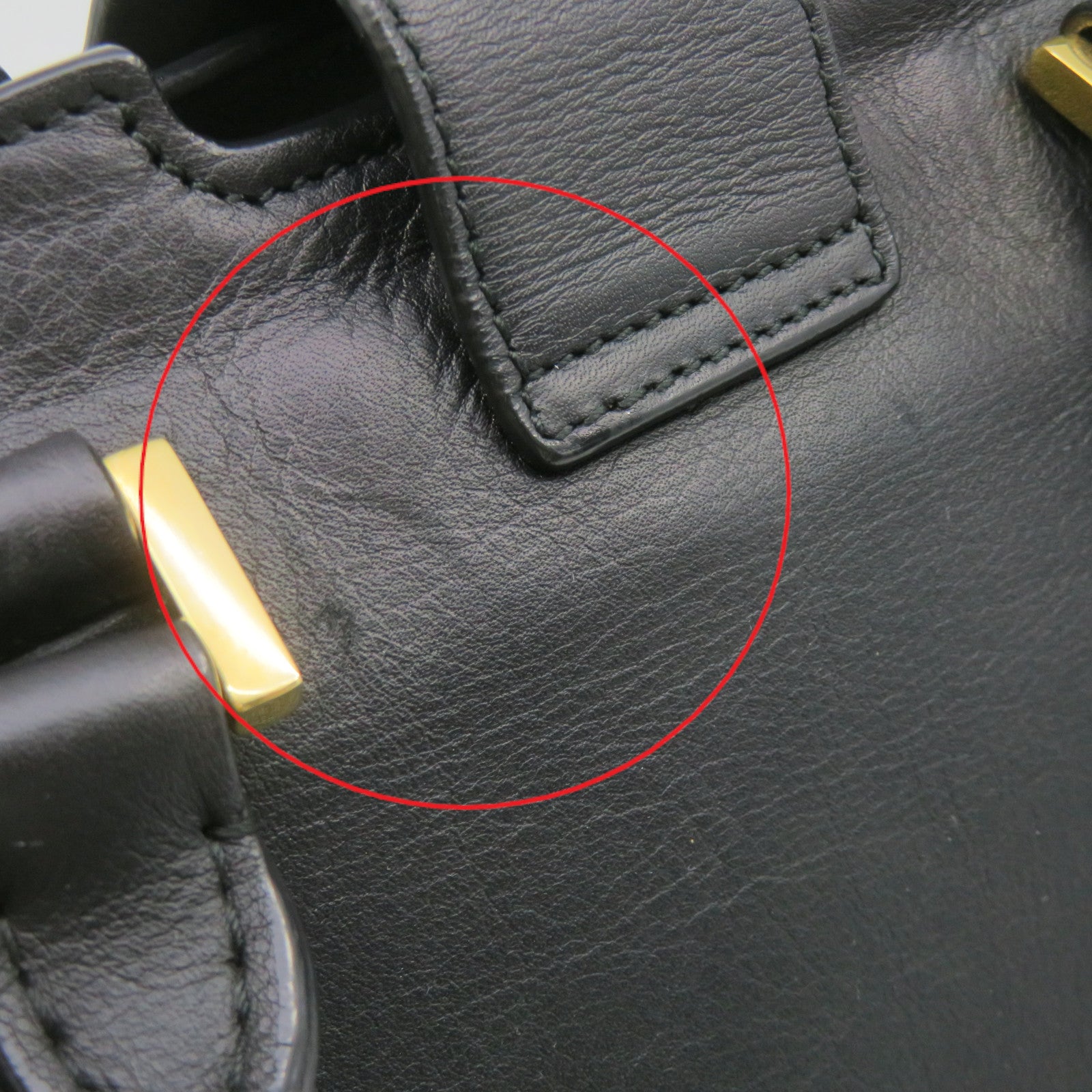 YVES SAINT LAURENT 牛皮皮革2 Way Shoulder Bag手挽肩背两用袋黑色