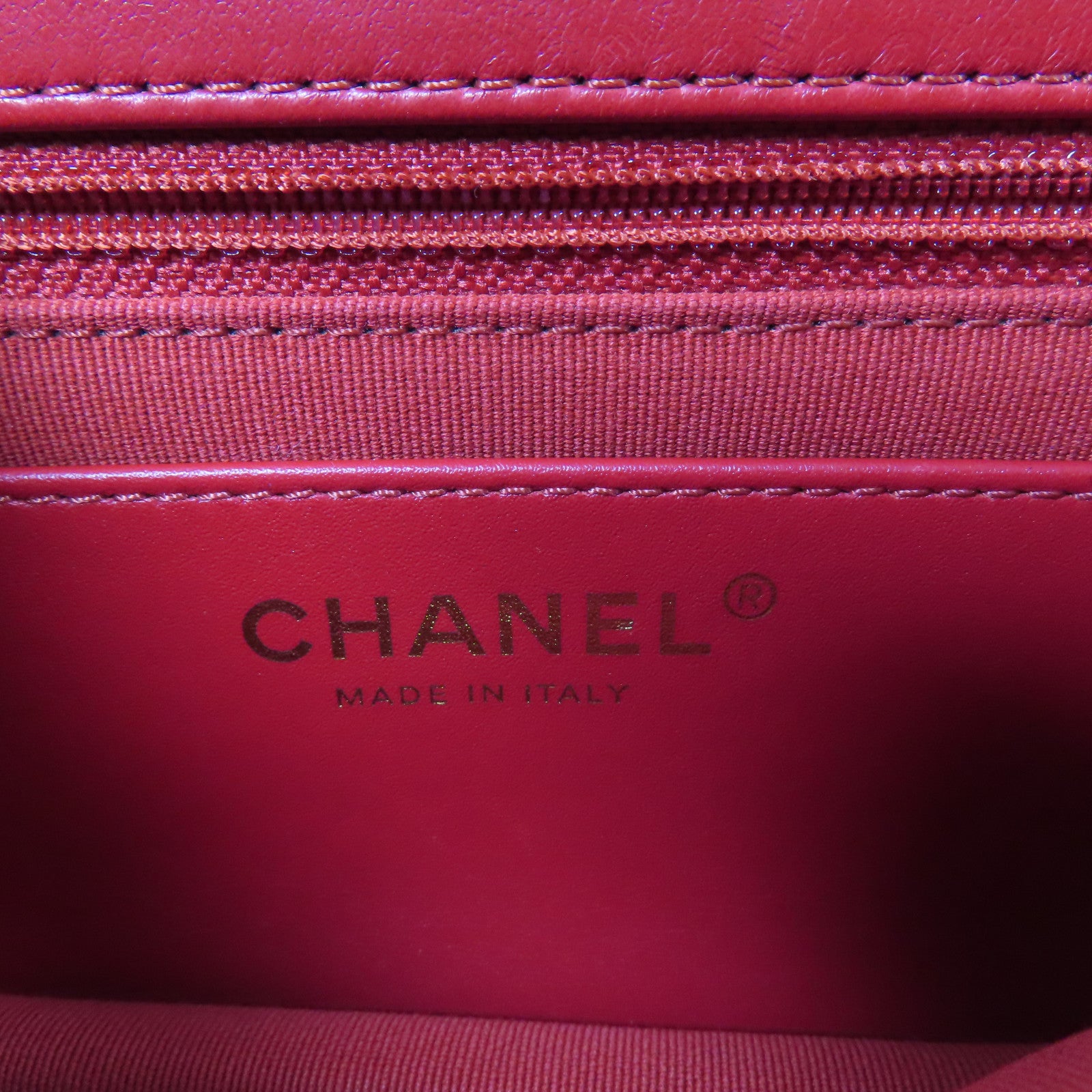 CHANEL 羊皮皮革Chain Shoulder金扣肩背袋