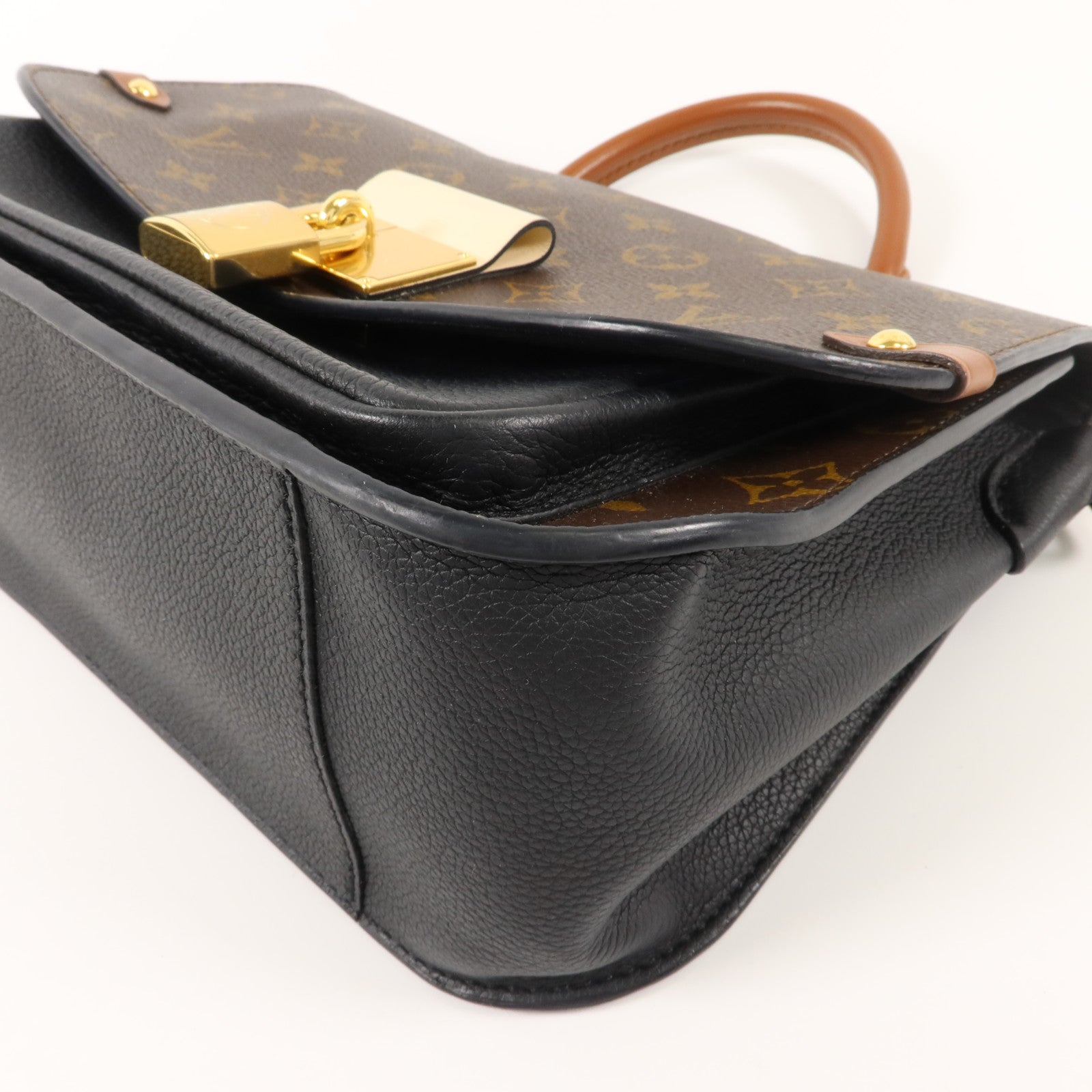 LOUIS VUITTON Monogram Vanguard金扣手挽肩背兩用袋