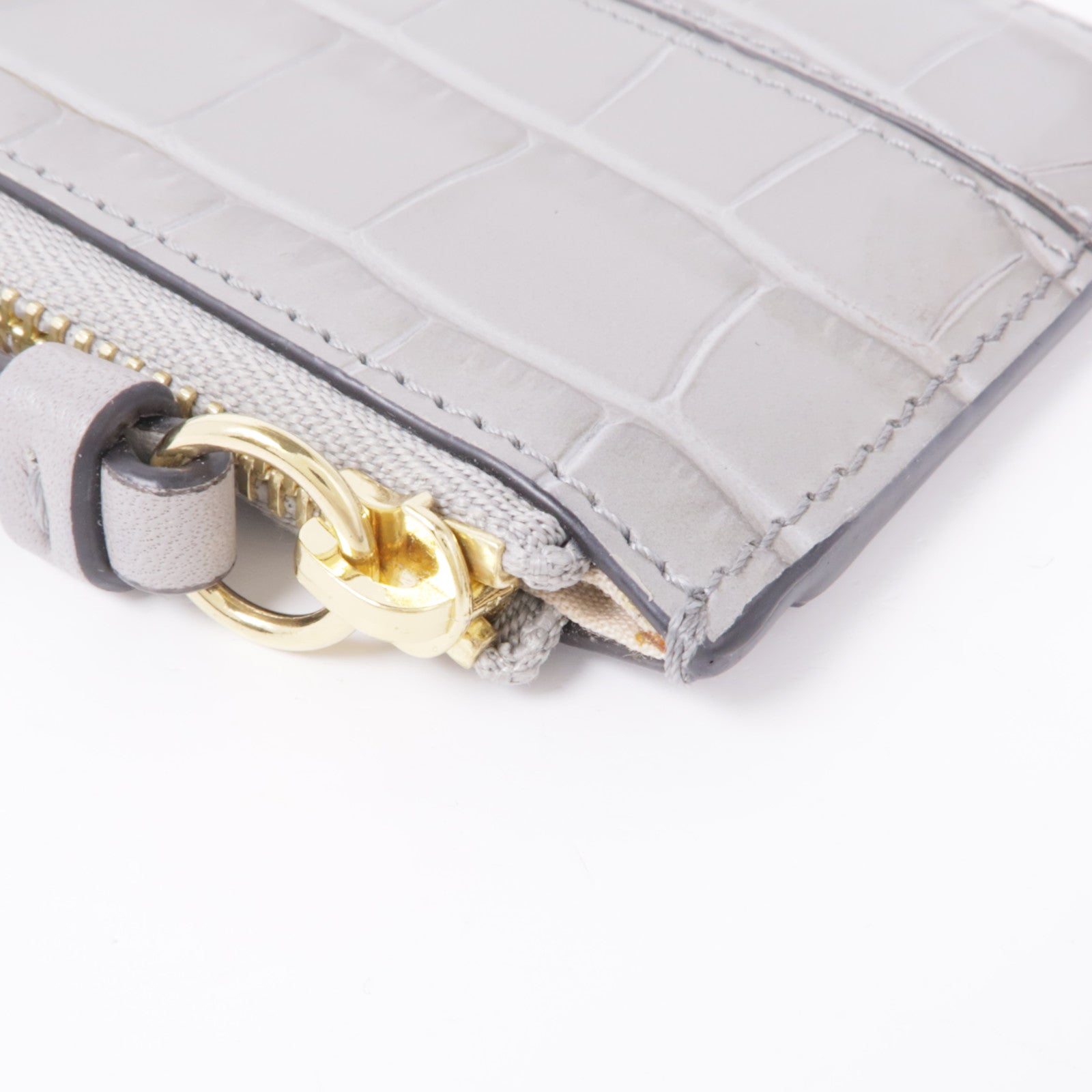 Chloe 牛皮皮革Card Case金扣卡片套