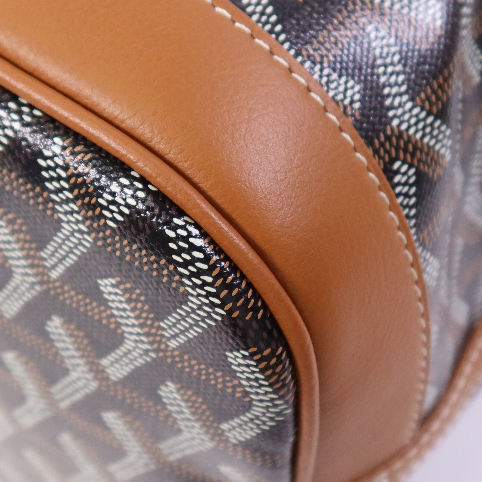 GOYARD 塗層帆布Petit Flot Bucket銀扣肩背袋