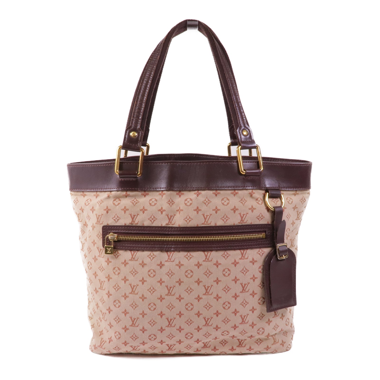 LOUIS VUITTON Monogram Mini Lucille GM金扣手挽袋