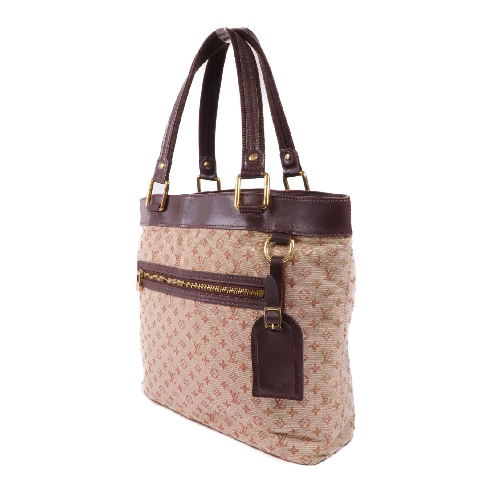 LOUIS VUITTON Monogram Mini Lucille GM金扣手挽袋