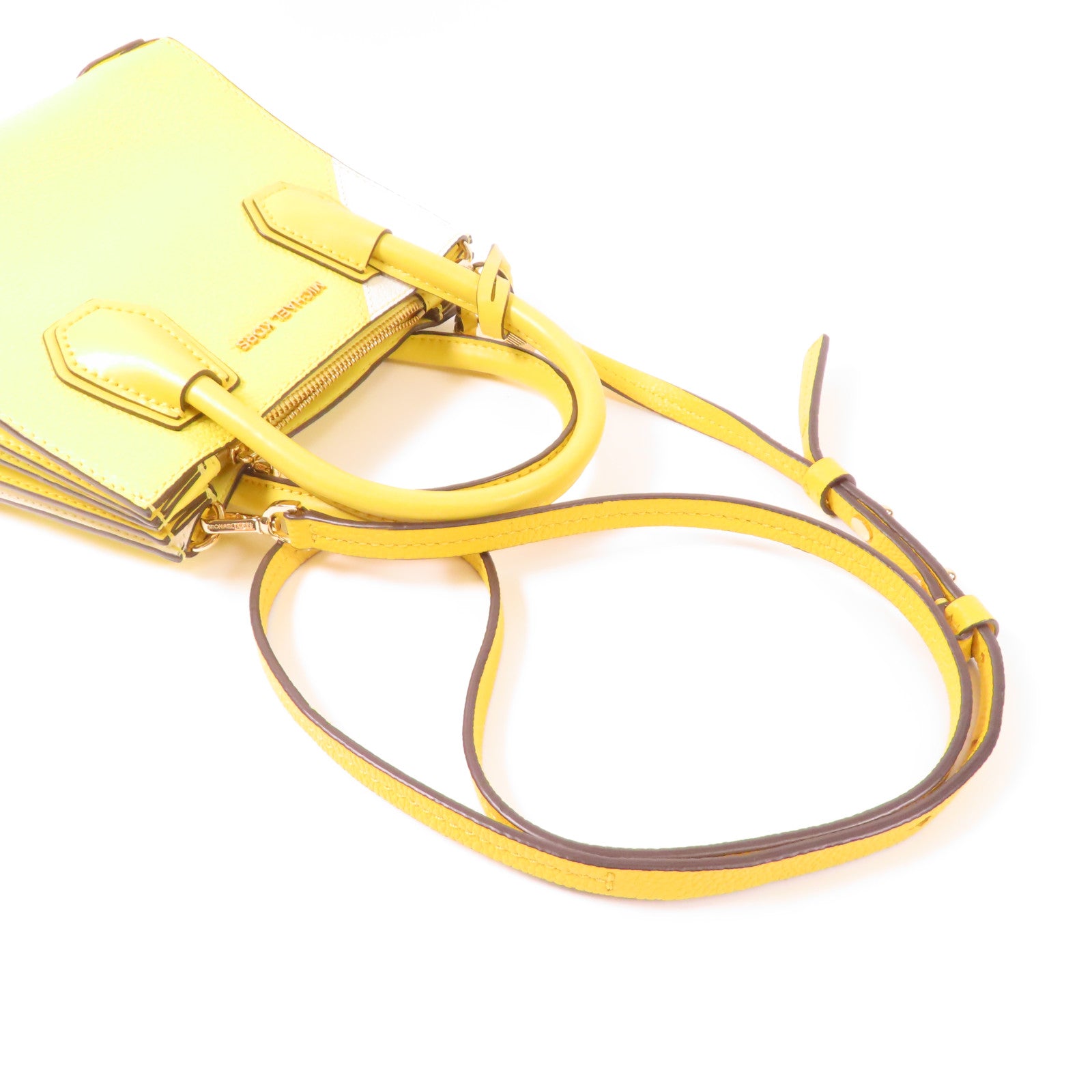 Michael Kors 皮革Shoulder Bag金扣手挽肩背兩用袋