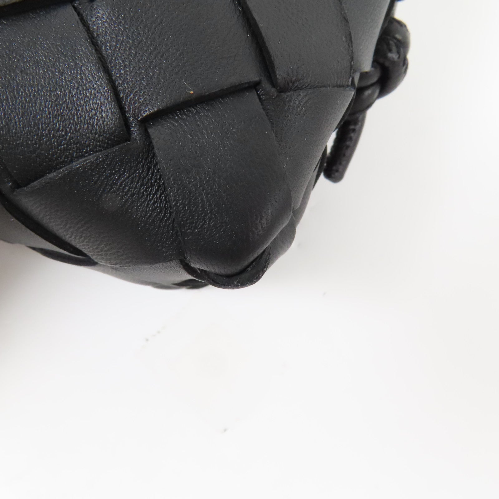 BOTTEGA VENETA 【激減優惠】羊皮皮革Micro Shoulder Bag金扣肩背袋