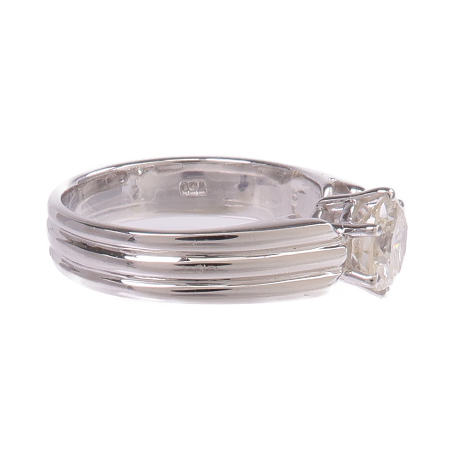 JEWELRY 【激減優惠】18K白金Diamond Ring鑽石戒指US#5.5