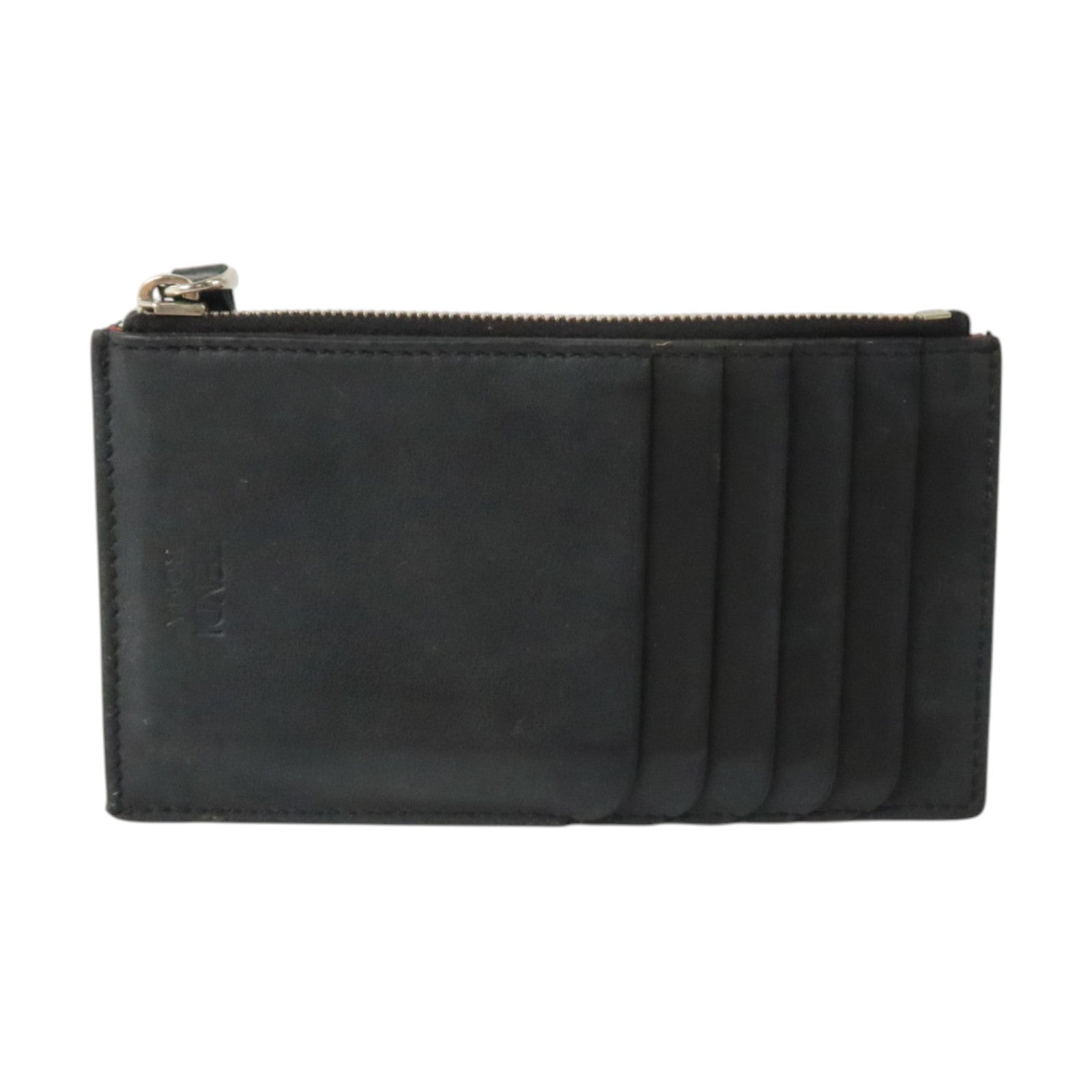 FENDI 牛皮皮革Card Holder銀扣卡片套
