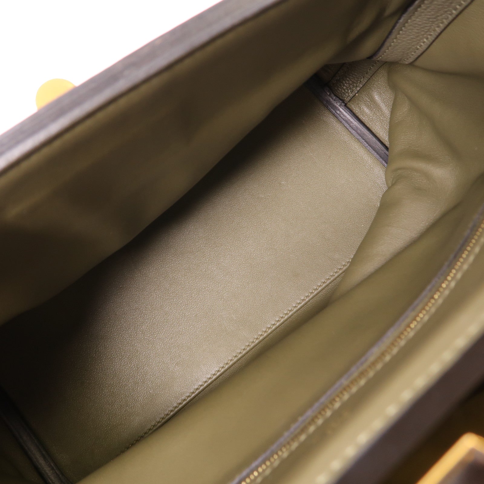 HERMES Clemence皮革24/24 29cm金扣手挽肩背兩用袋