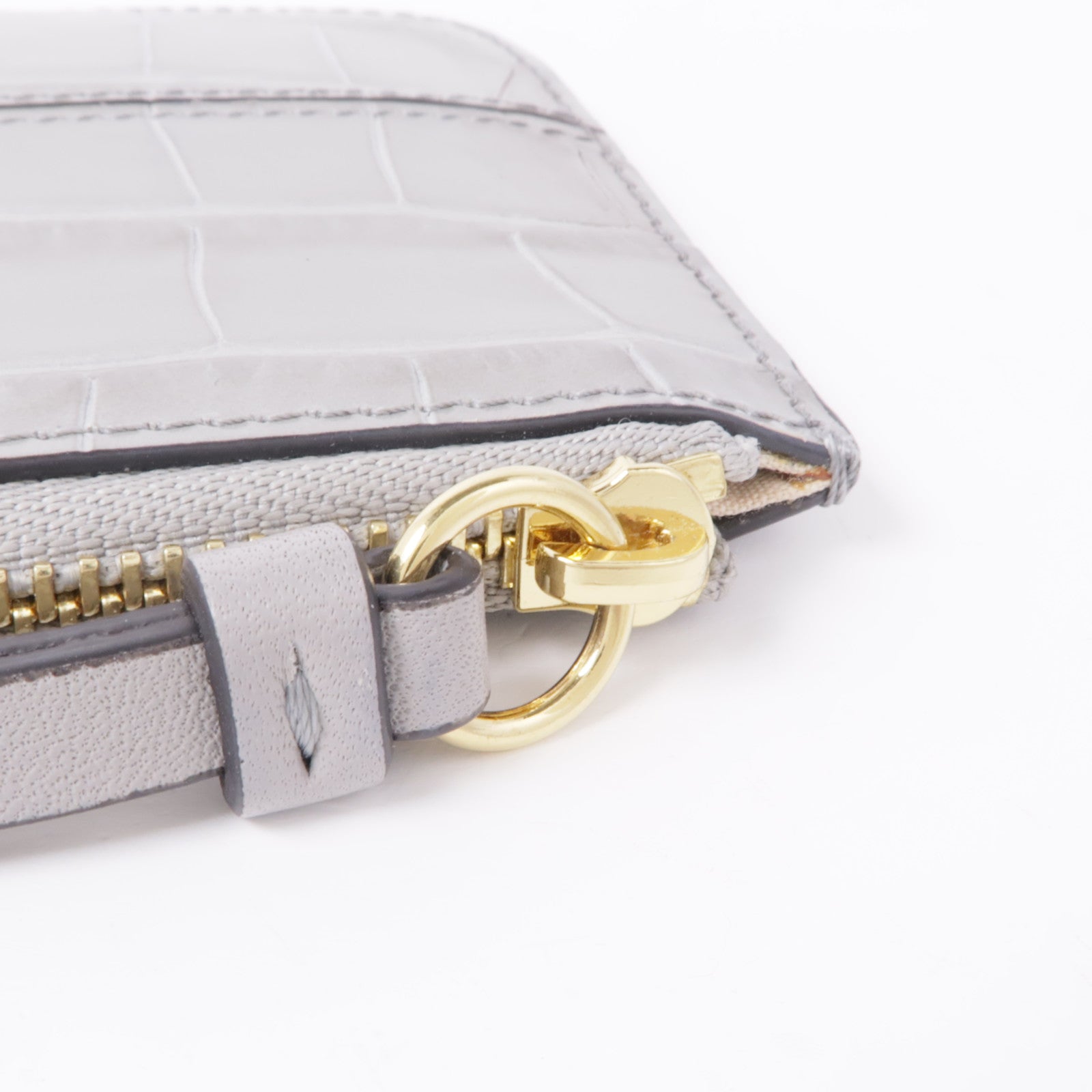 Chloe 牛皮皮革Card Case金扣卡片套