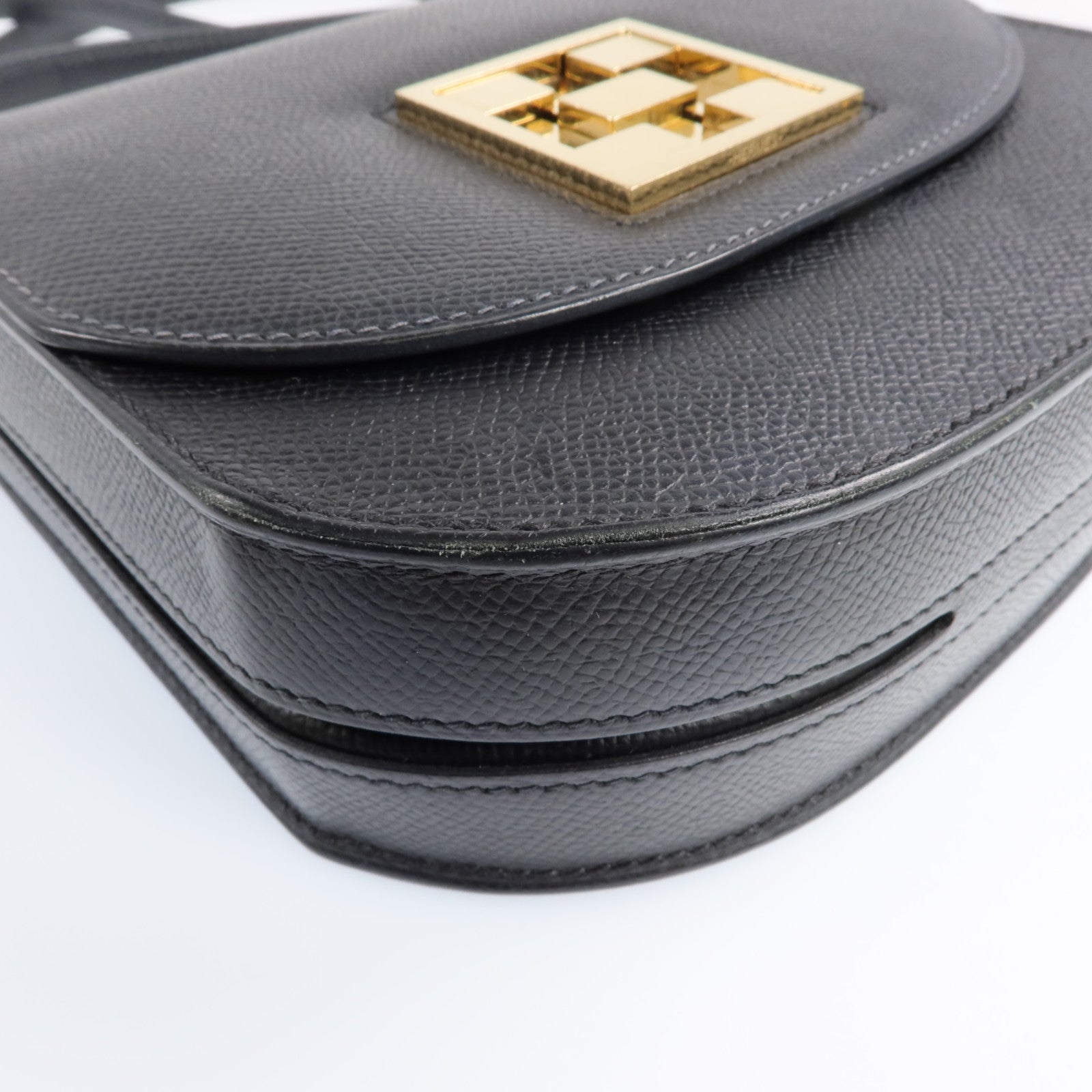 HERMES 【激減優惠】Epsom Mosaique au 24 Mini金扣肩背袋