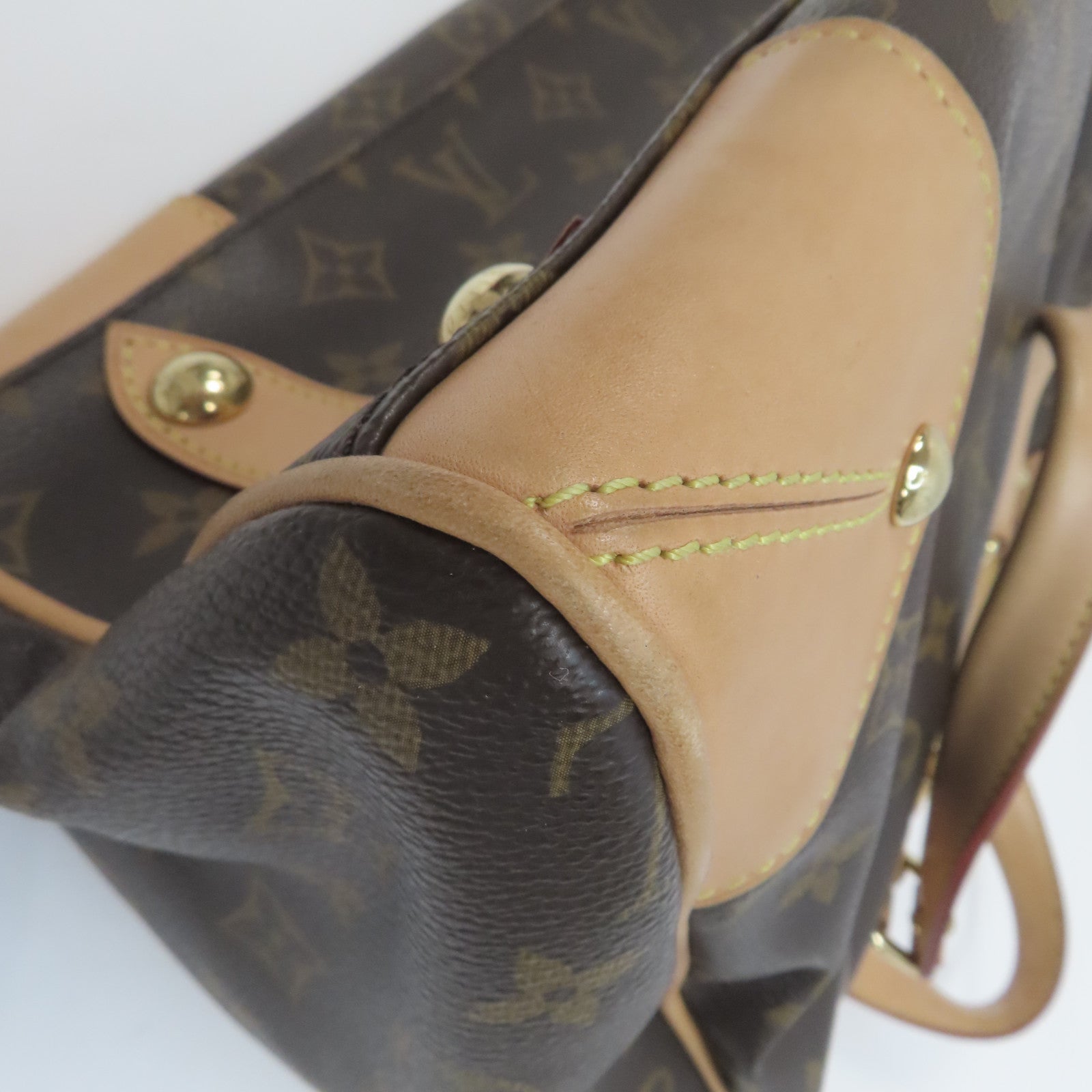 LOUIS VUITTON Monogram Retiro PM金扣手挽肩背兩用袋啡色