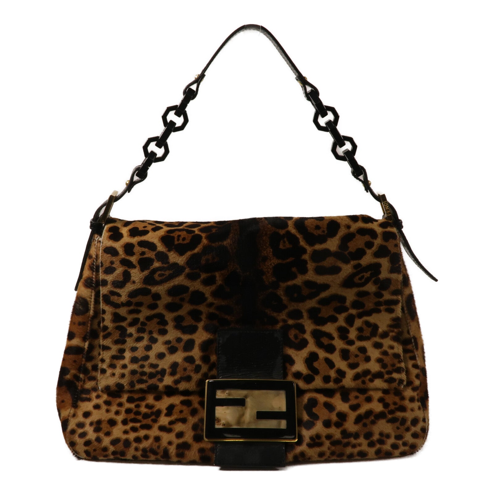 FENDI 牛毛Mama Forever Baguette肩背袋
