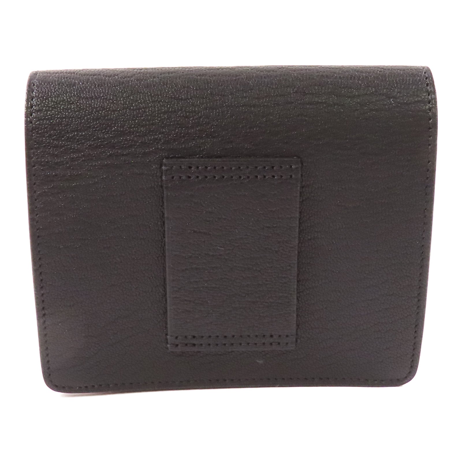 HERMES 【激減優惠】Chevre皮革Rolis Slim金扣錢包Noir