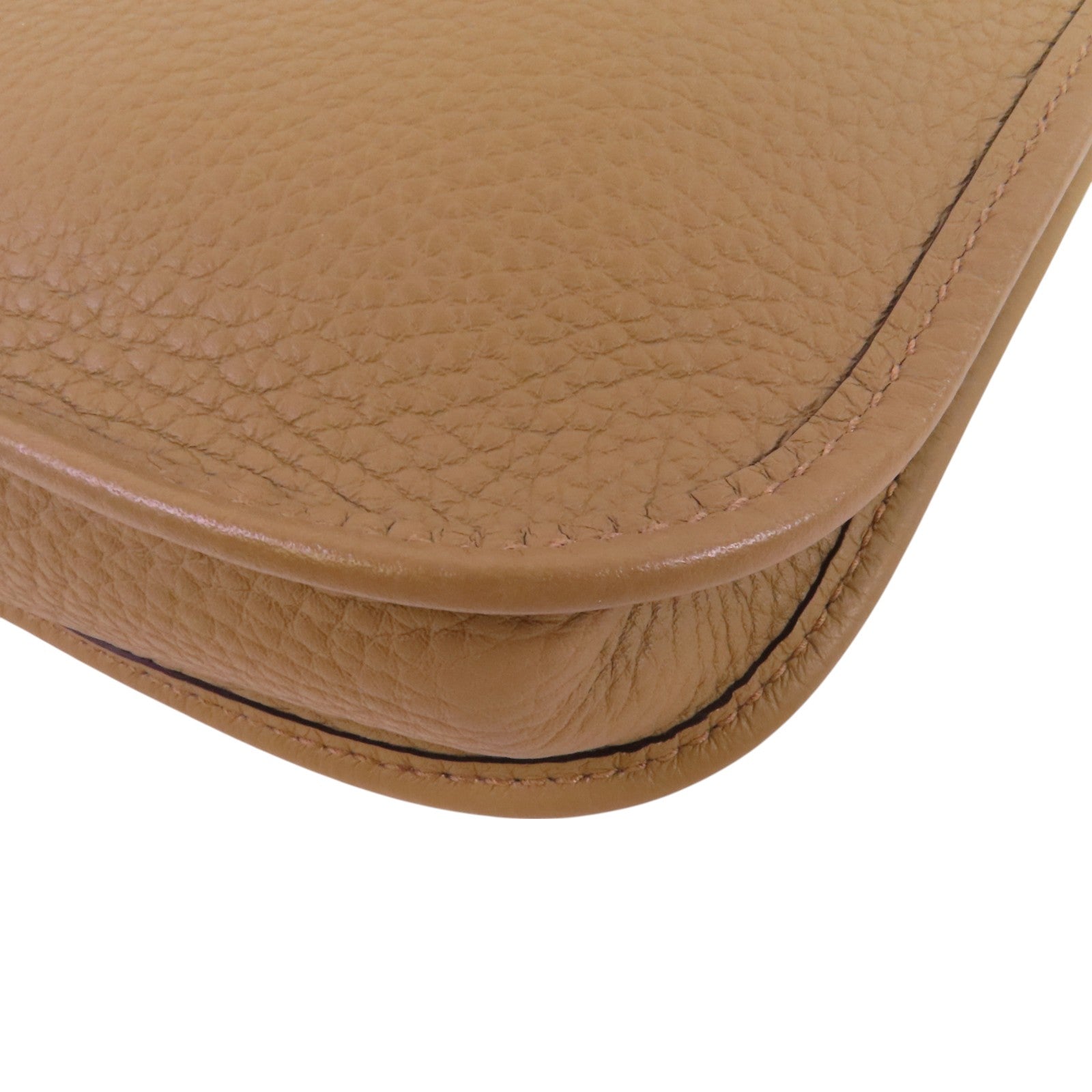 HERMES Clemence皮革Evelyne TPM金扣肩背袋