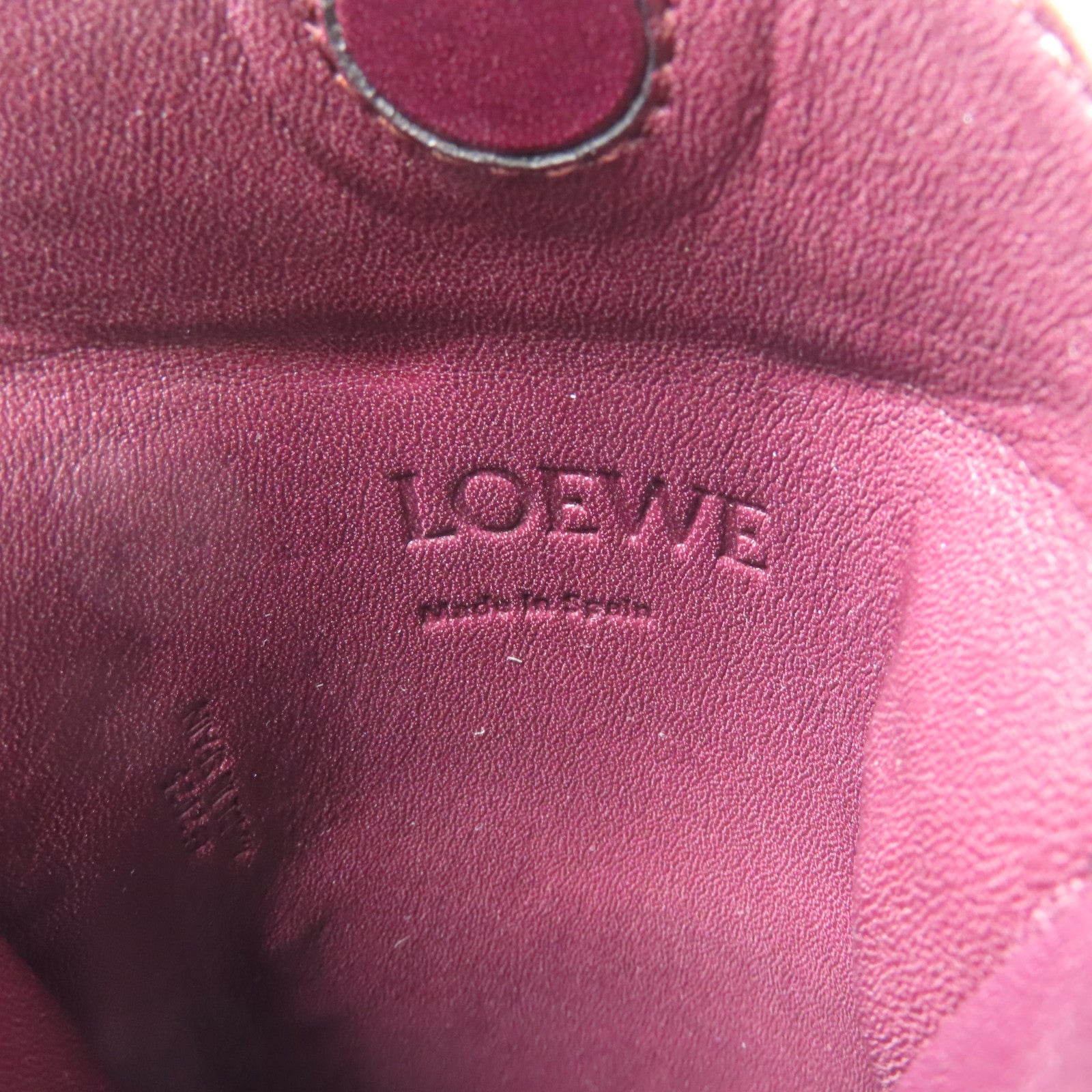 LOEWE 【激減優惠】牛皮皮革Gate Pocket銀扣肩背袋啡色/黑色