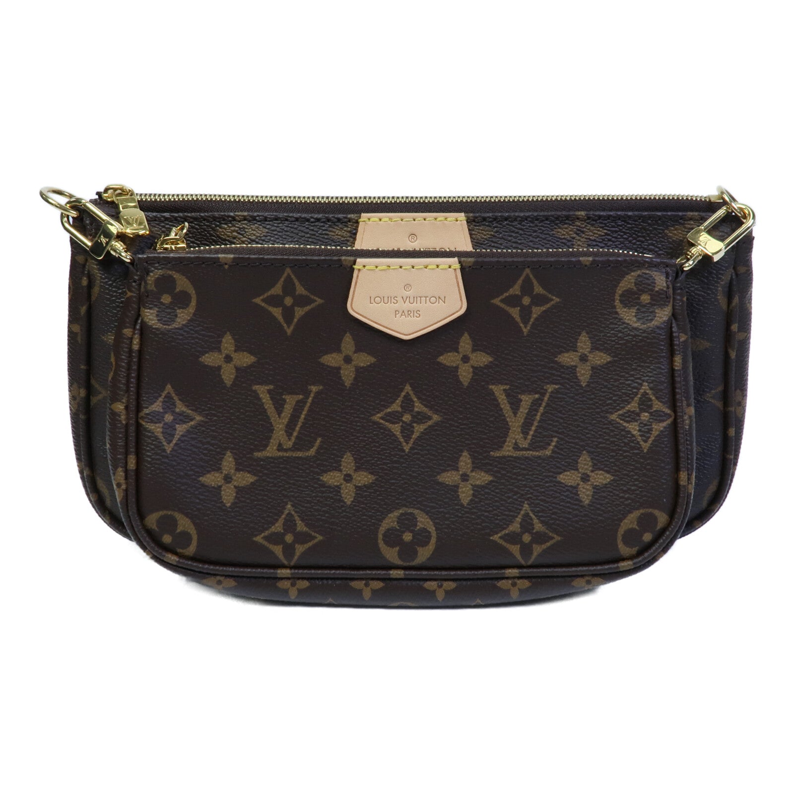 LOUIS VUITTON Monogram Multi Pochette Accessoires手挽肩背兩用袋