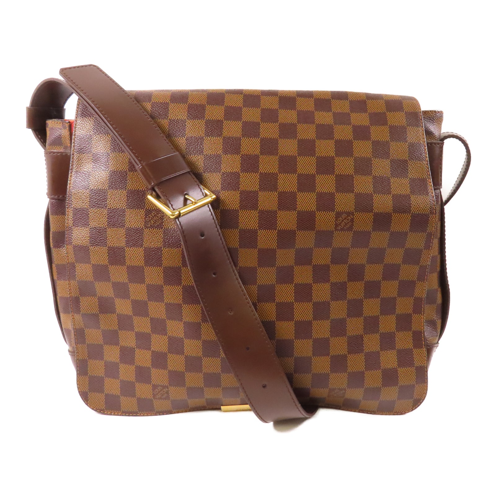 LOUIS VUITTON Damier Bastille Shoulder Bag金扣肩背袋啡色