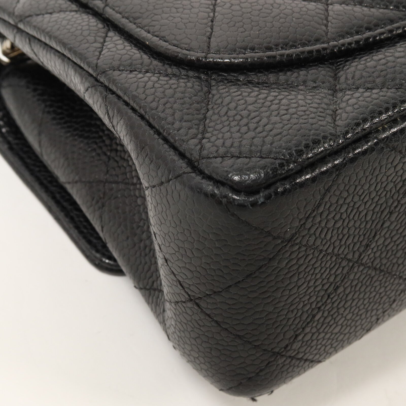 CHANEL 牛皮皮革Vintage Mini Classic 17鏈帶肩背袋