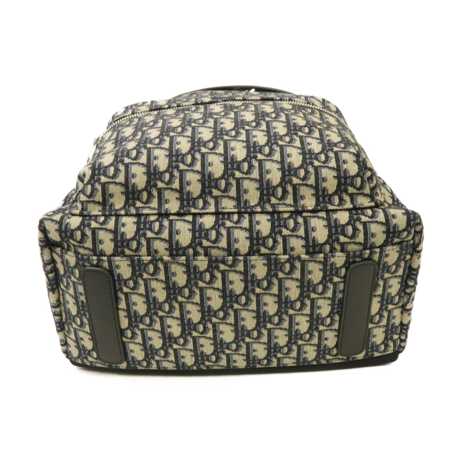Dior 帆布Rider Backpack銀扣背包藍色