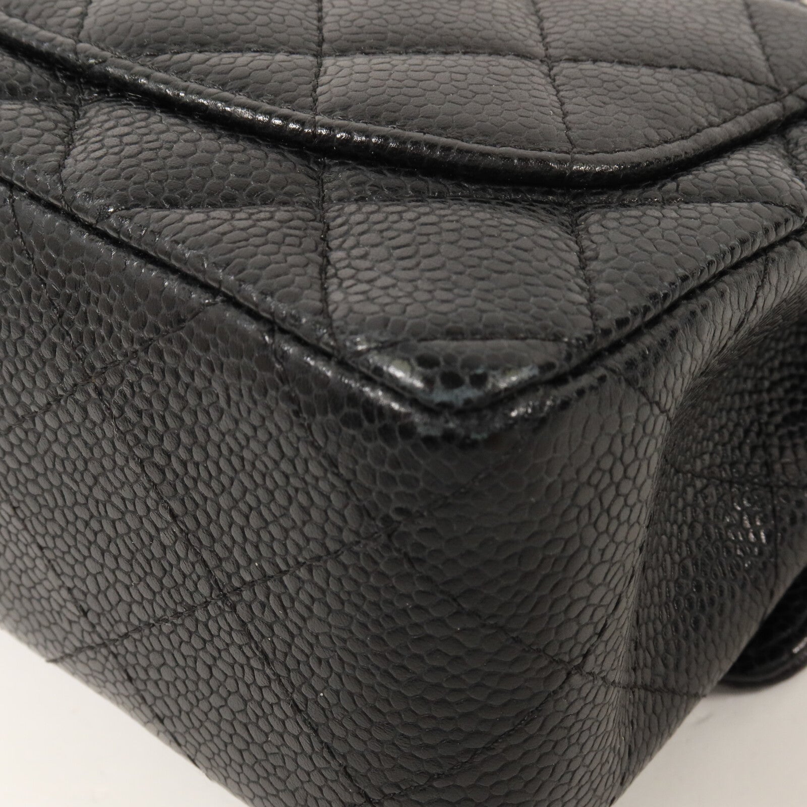 CHANEL 牛皮皮革Vintage Mini Classic 17鏈帶肩背袋