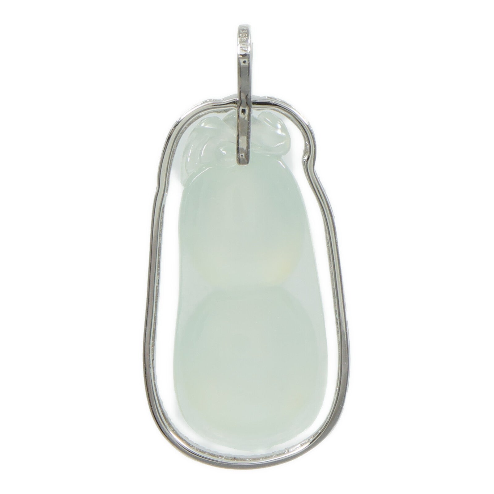 JEWELRY 18K白金Jade Pendant翡翠吊墜