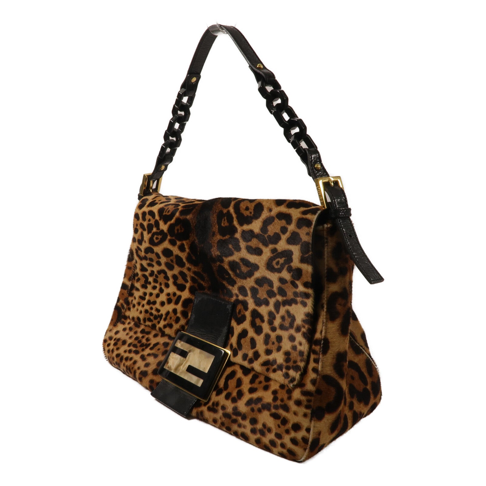 FENDI 牛毛Mama Forever Baguette肩背袋