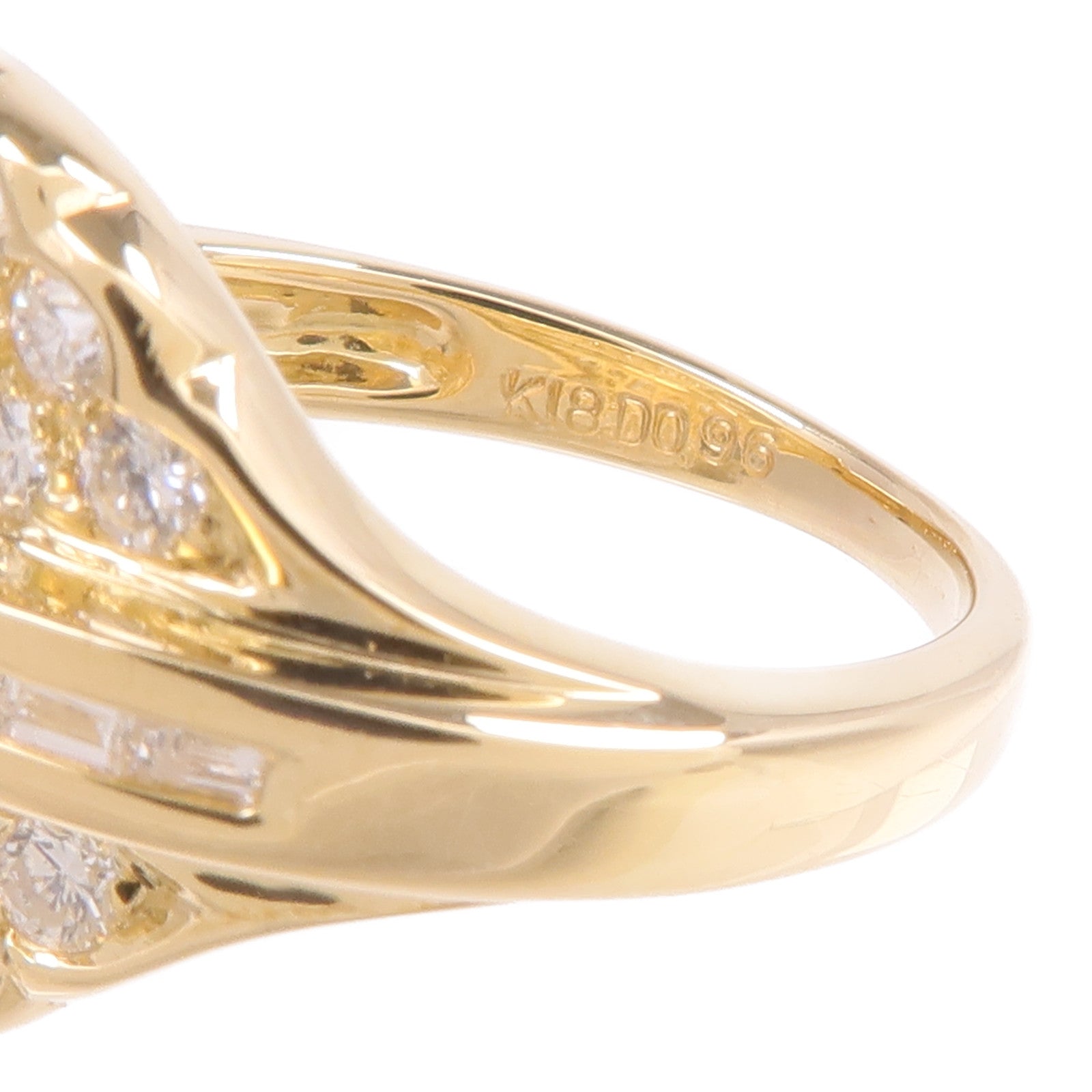 JEWELRY 18K黃金Diamond Ring鑽石戒指US#6.5