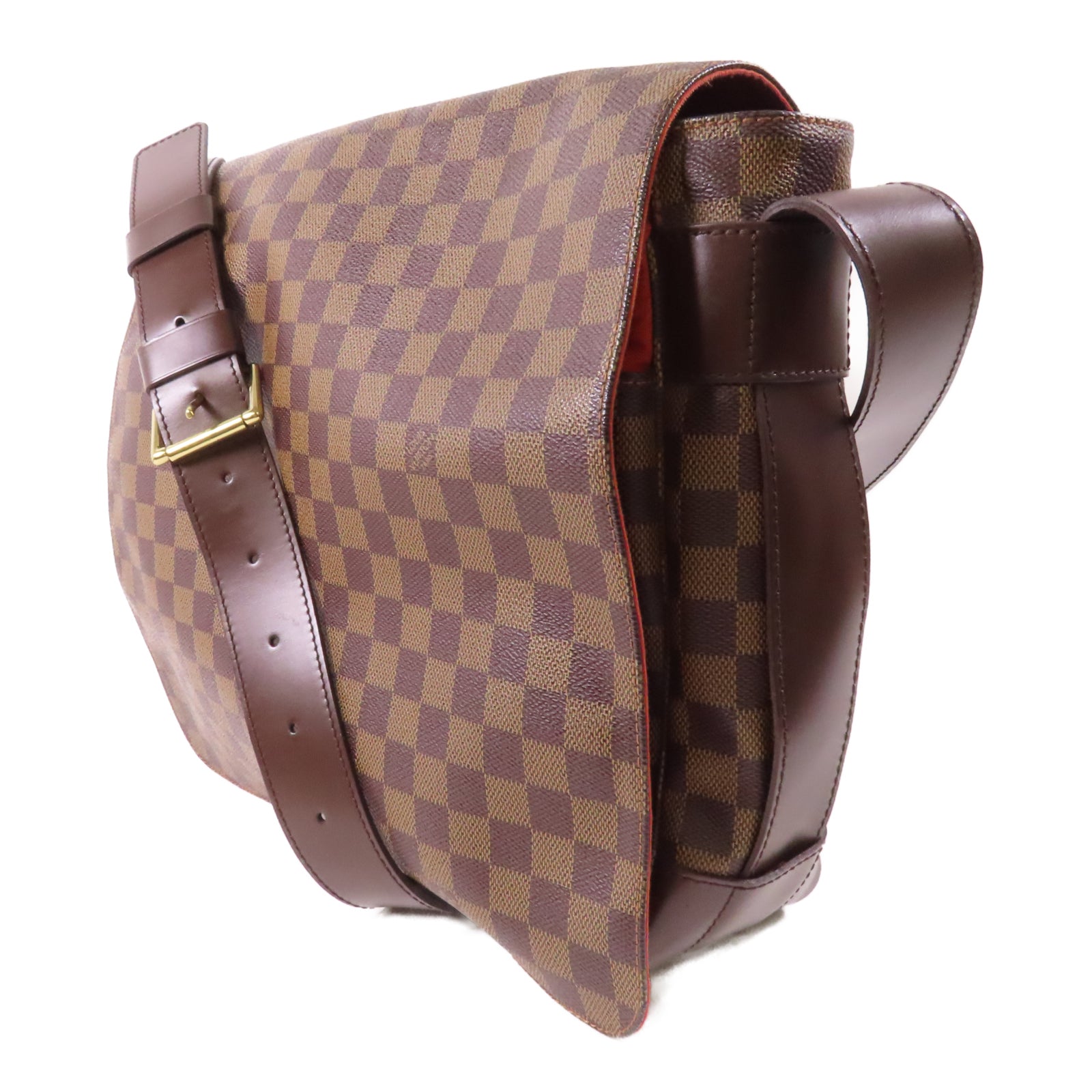 LOUIS VUITTON Damier Bastille Shoulder Bag金扣肩背袋啡色