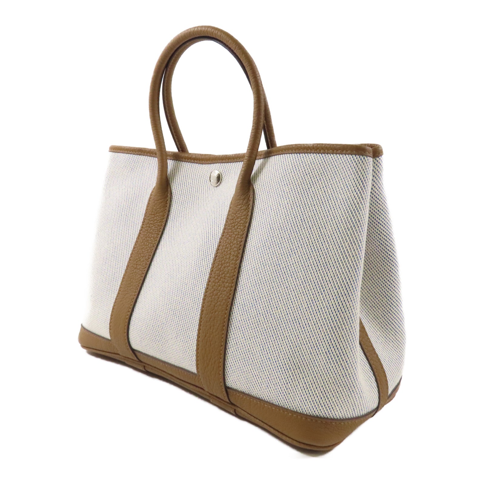 HERMES 帆布Garden Party TPM手挽袋Alezan