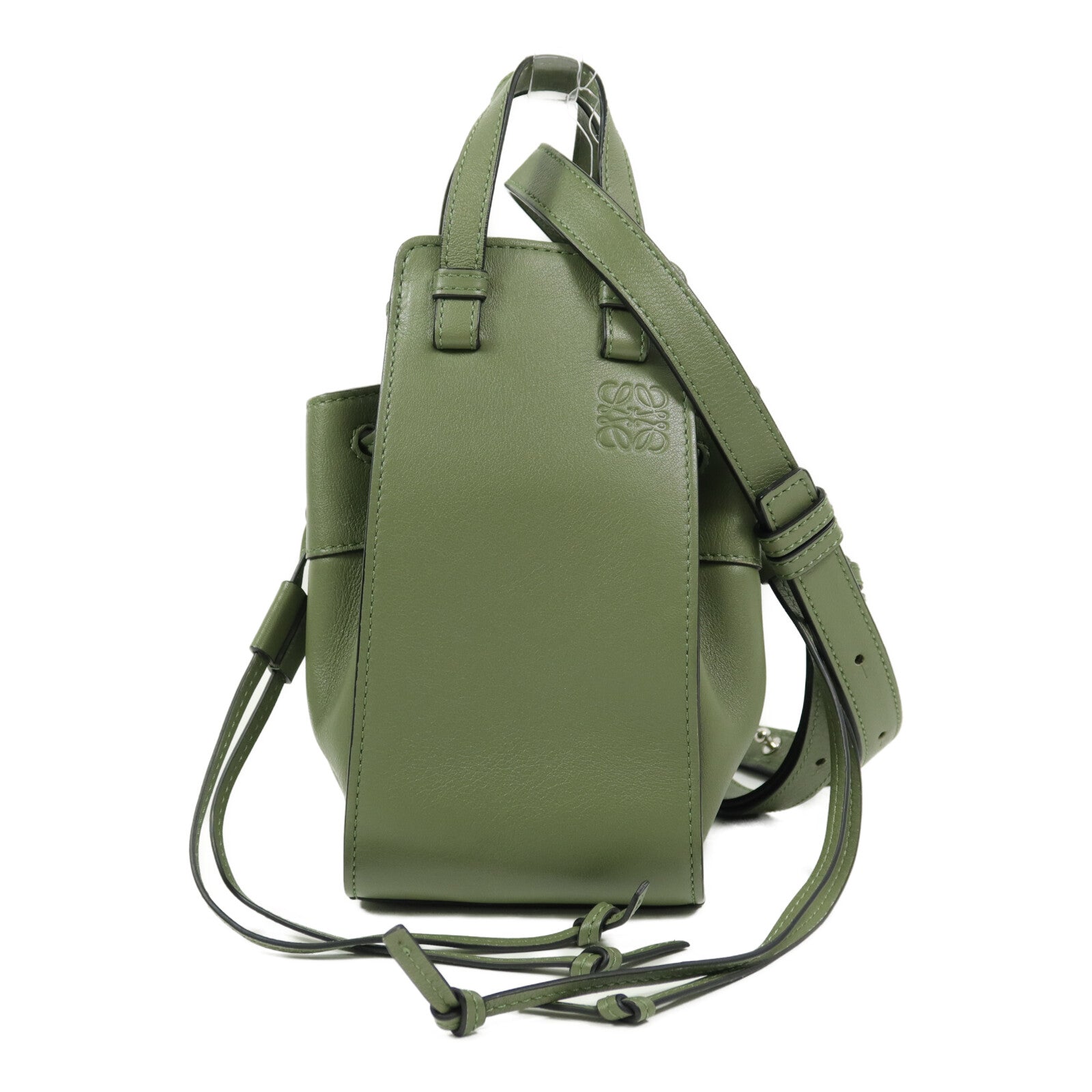 LOEWE 牛皮皮革Hammock Mini手挽肩背兩用袋