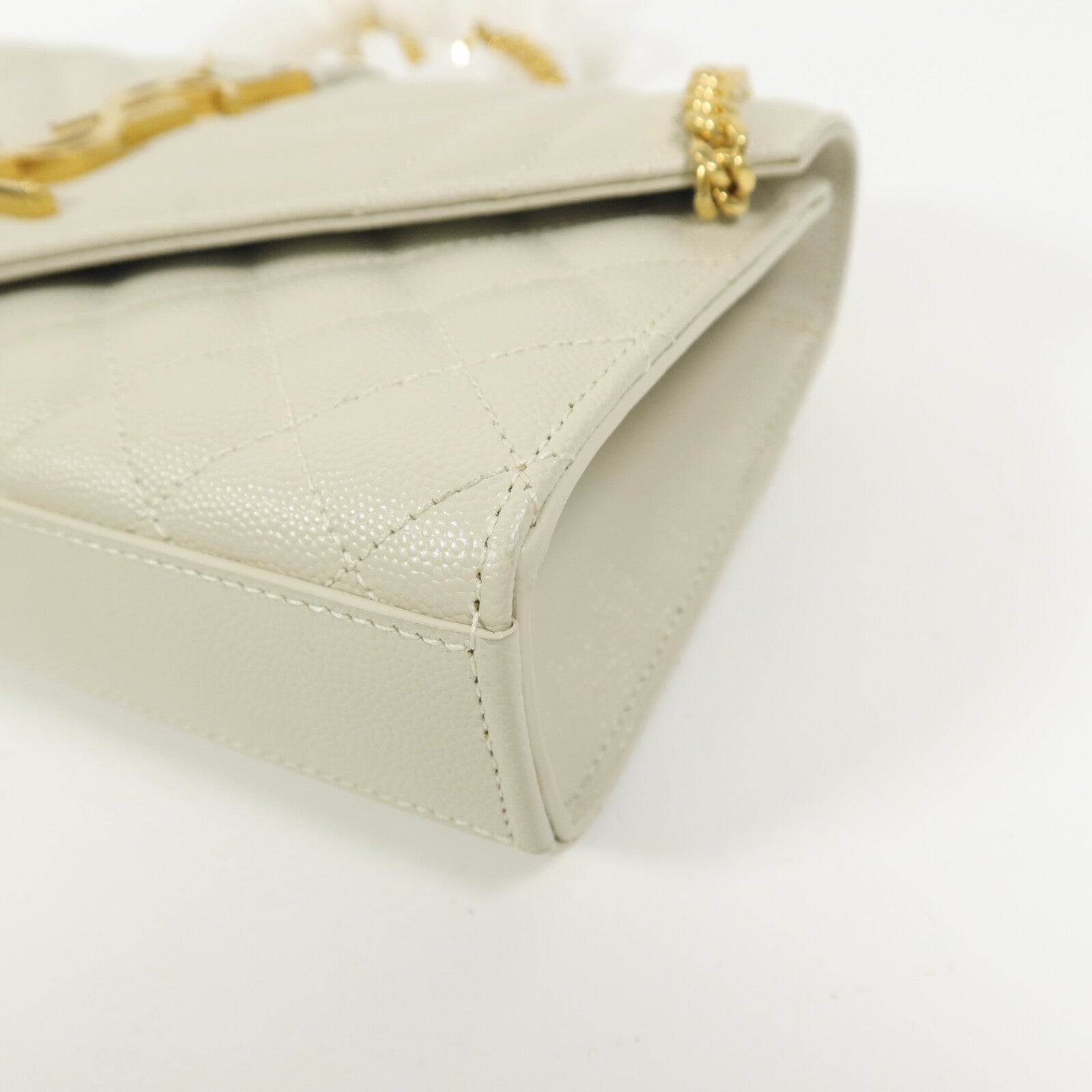 SAINT LAURENT 牛皮皮革Envelope Small鏈帶肩背袋