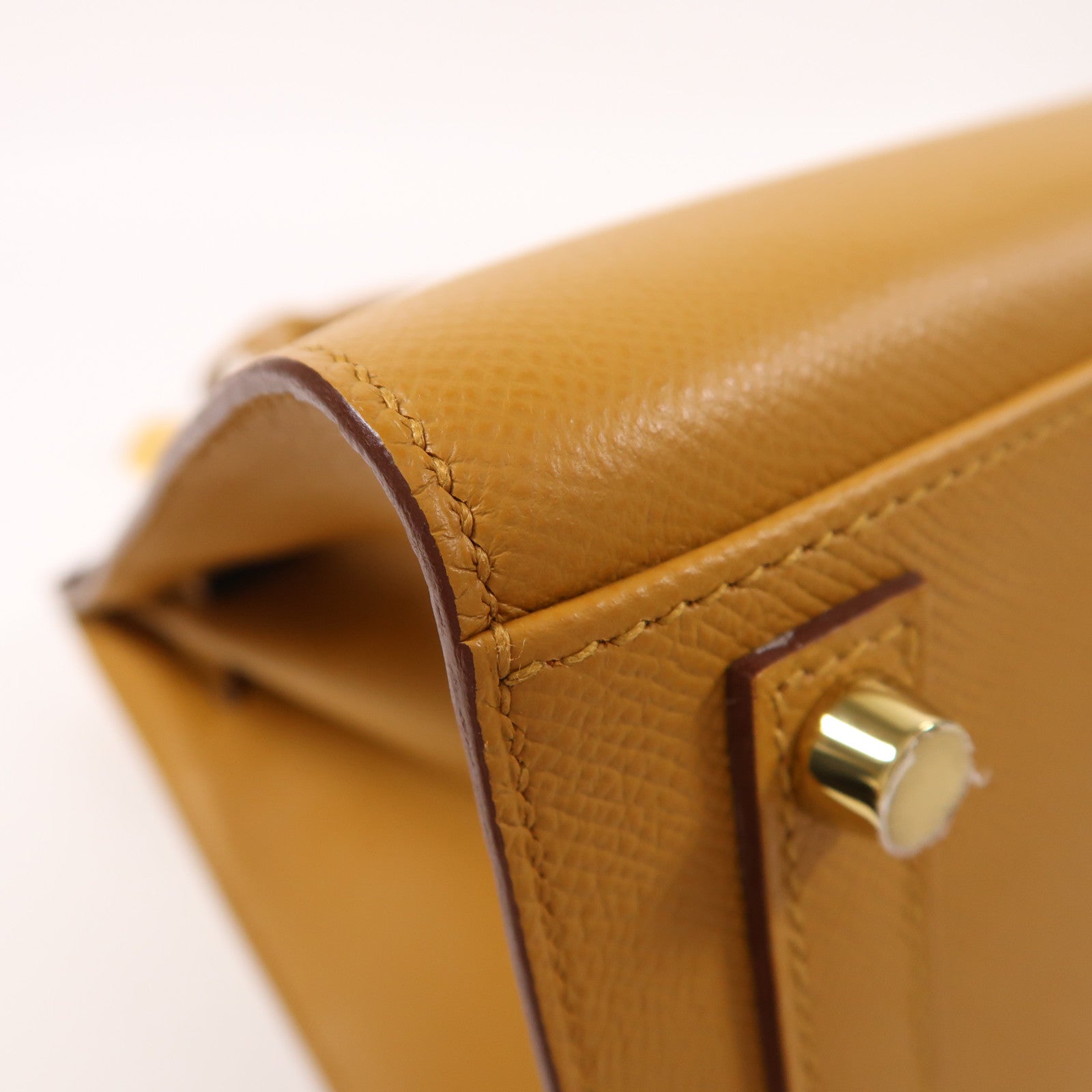 HERMES Epsom皮革Birkin 30金扣手挽袋Sesame