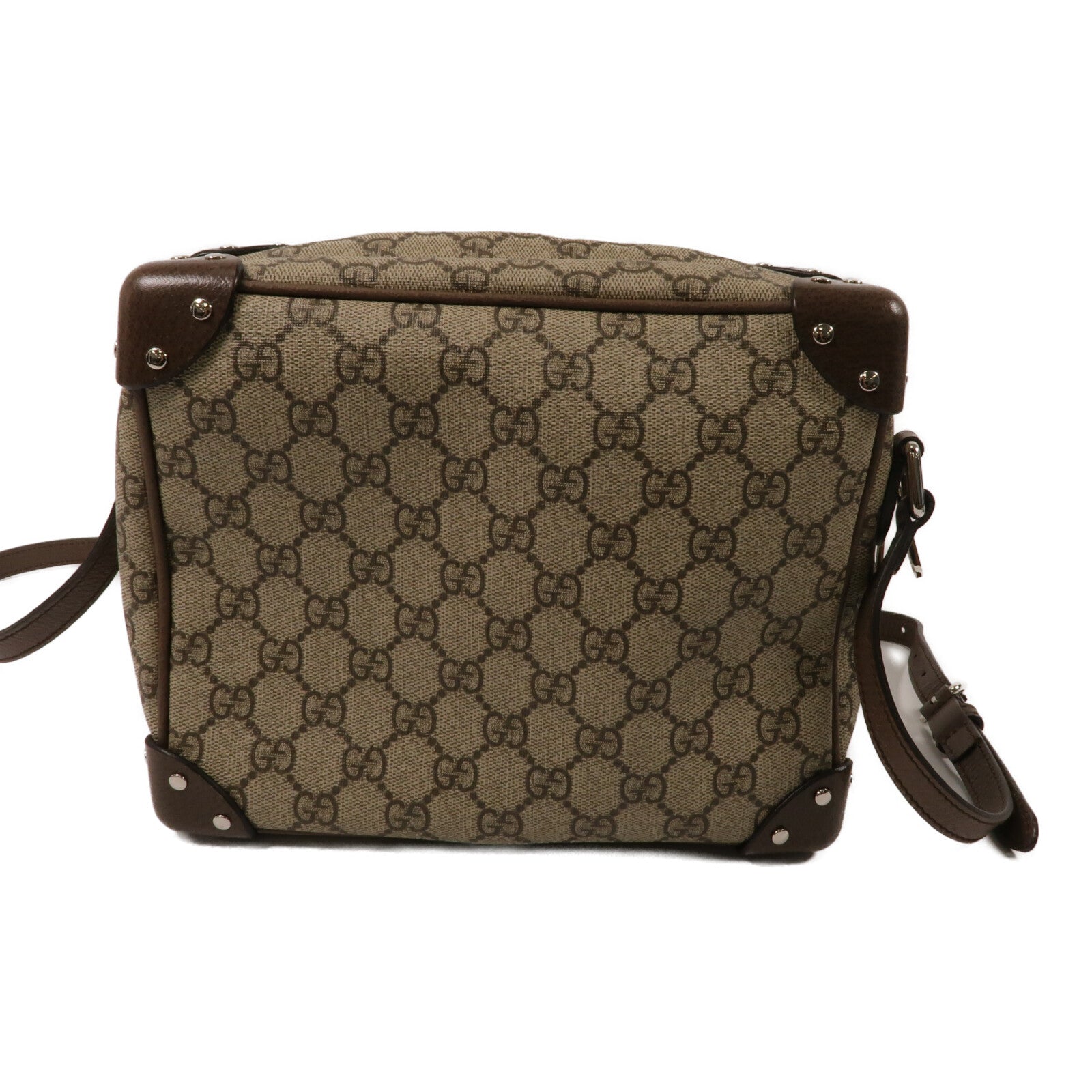 GUCCI 塗層帆布GG Supreme Soft Trunk肩背袋